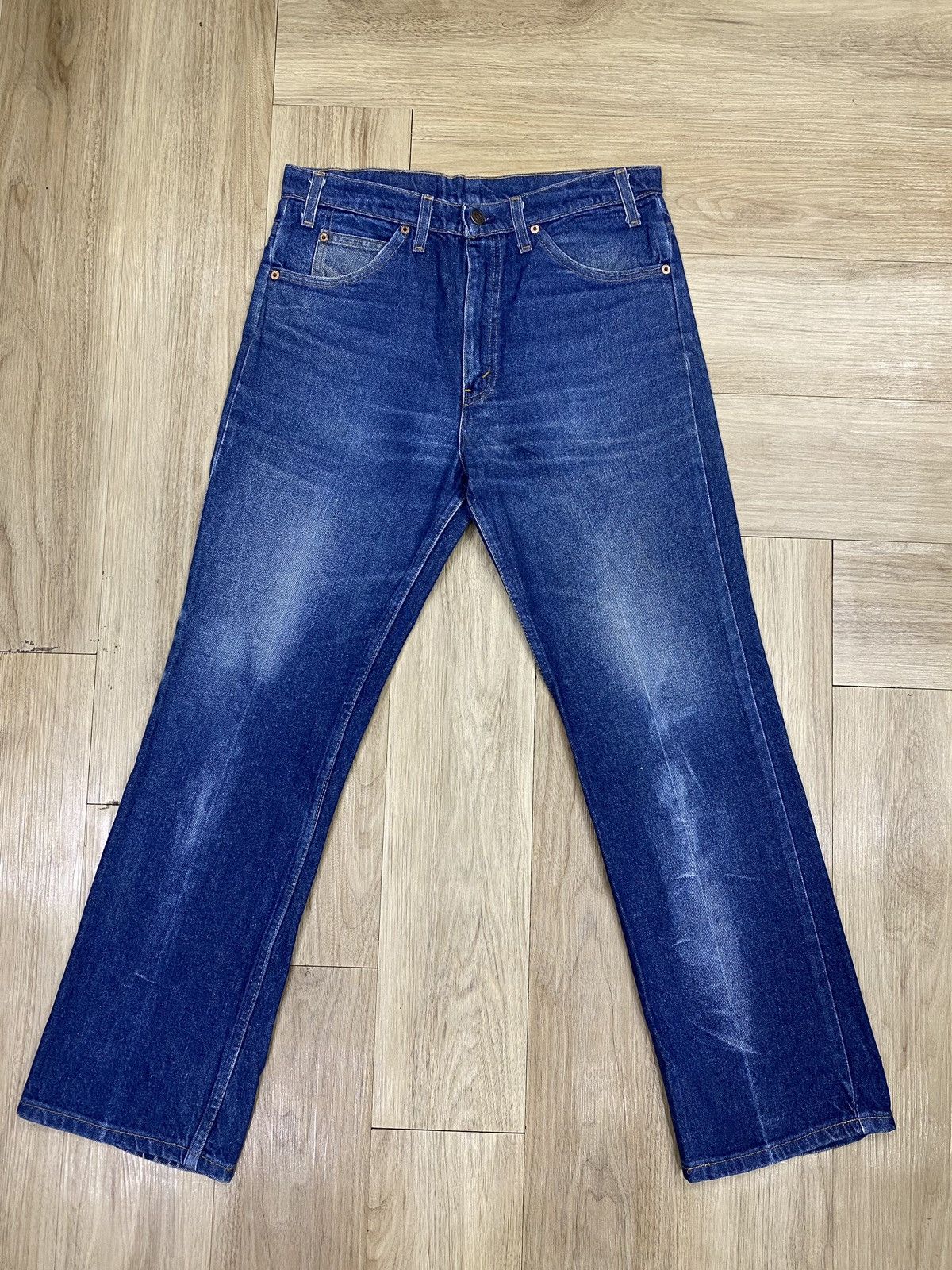 image of Levis x Levis Vintage Clothing Size 33 Vintage Levi's 517 Flare Bootcut Made In Usa in Blue, Men's