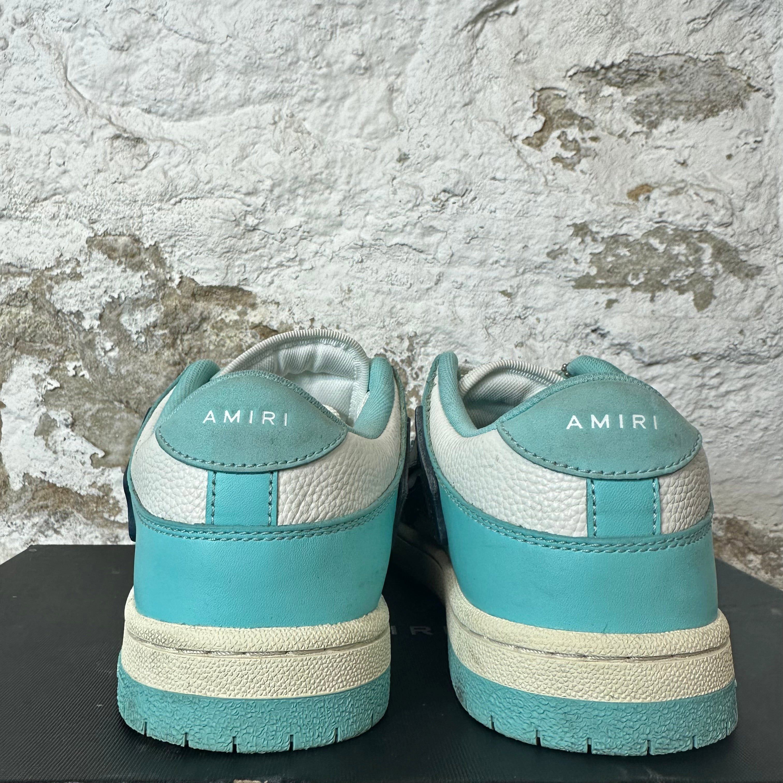Amiri Amiri Navy Skeleton White Teal Blue Sneaker Sz 7 (40) Size US 7 / EU 40 - 5 Thumbnail