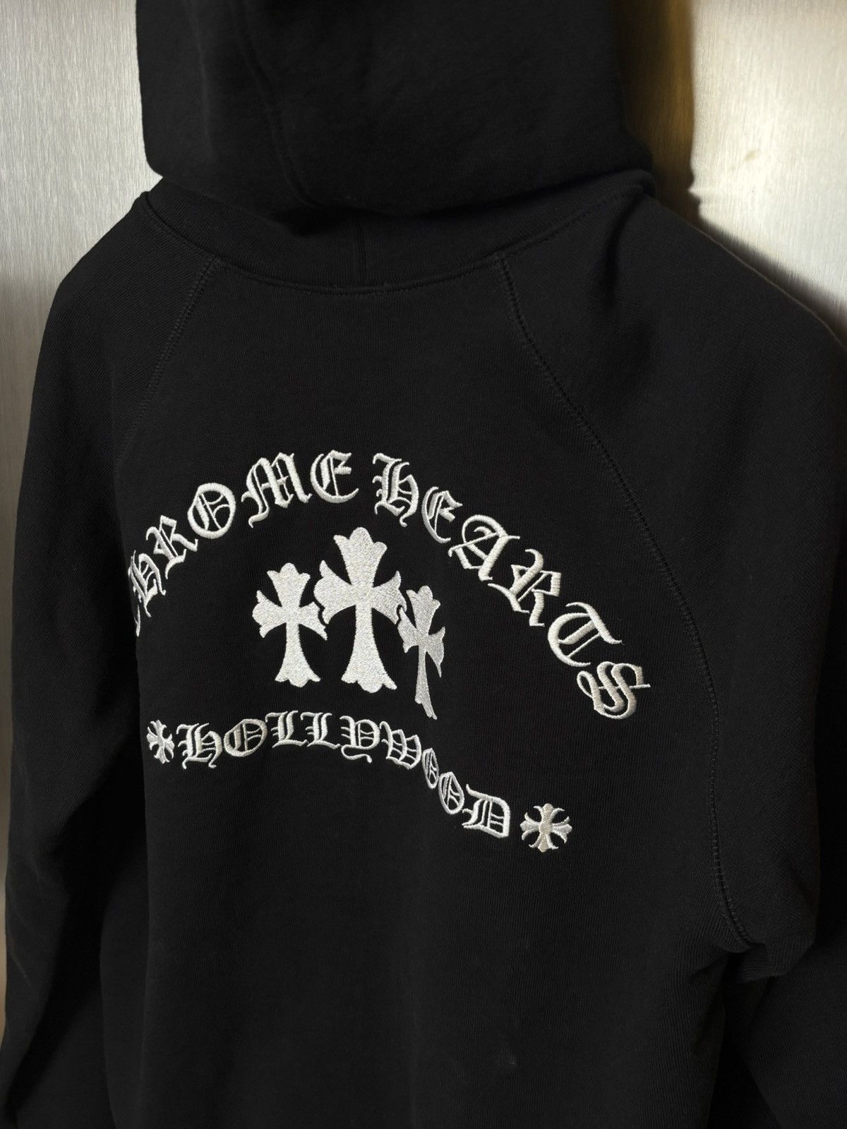 Chrome Hearts Chrome Hearts Hollywood triple cross embroidery zip hoodied Size US M / EU 48-50 / 2 - 4 Thumbnail