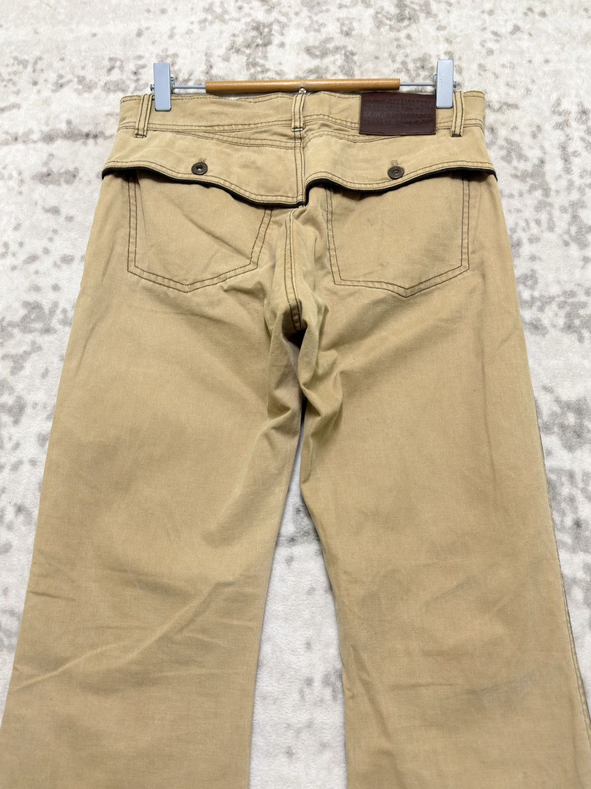 Morgan Homme Morgan Homme Flare Beige Side Stripe Vintage Slim Bootcut Size US 30 / EU 46 - 9 Thumbnail