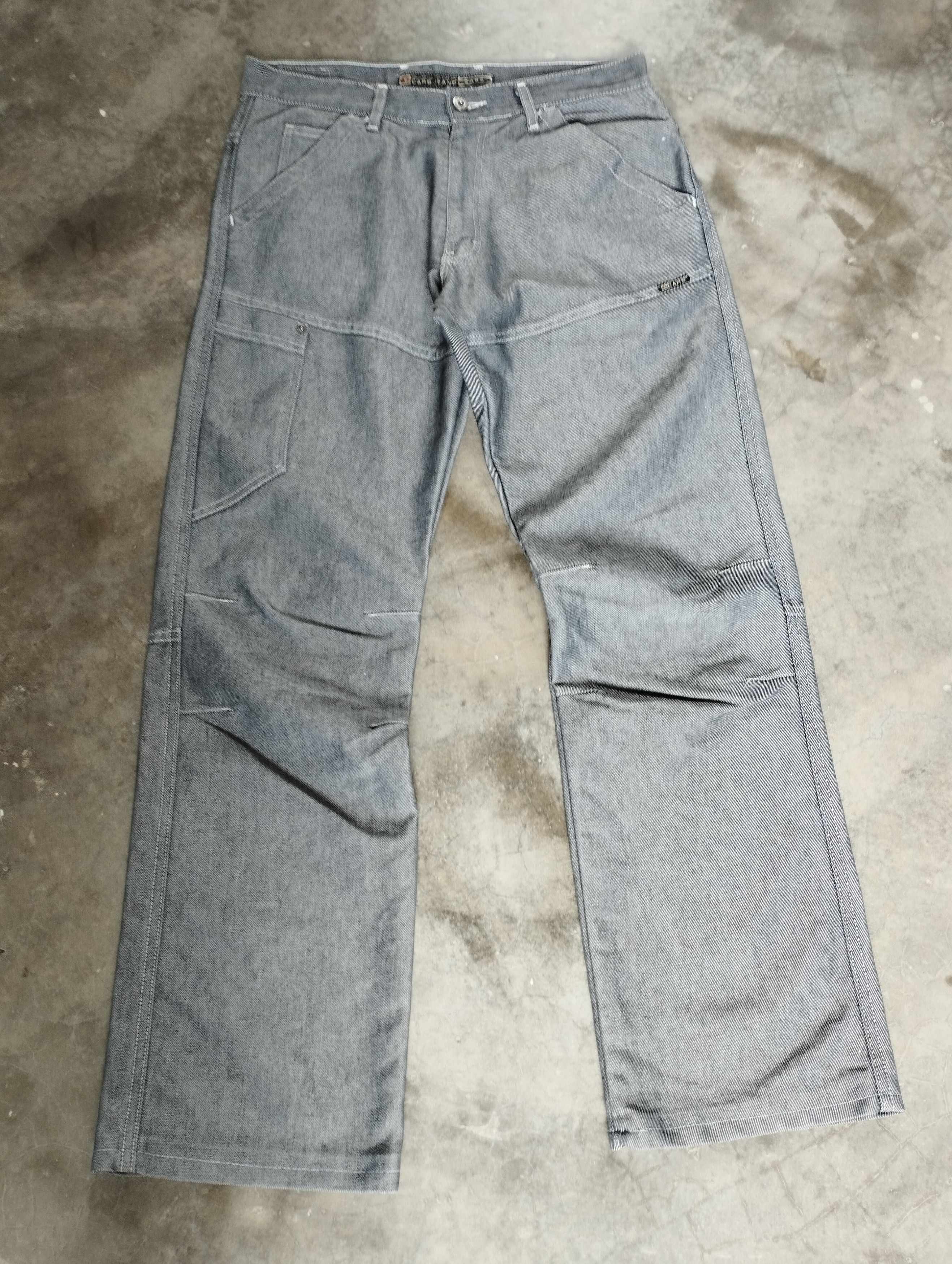 Tete Homme Vintage 90's Skateboard Jeans Cars Jeans Made In Tunisia Size US 32 / EU 48 - 1 Thumbnail