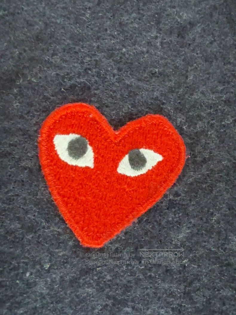 Comme des Garcons Comme Des Garcons Red heart wool cardigan Size M / US 6-8 / IT 42-44 - 3 Thumbnail