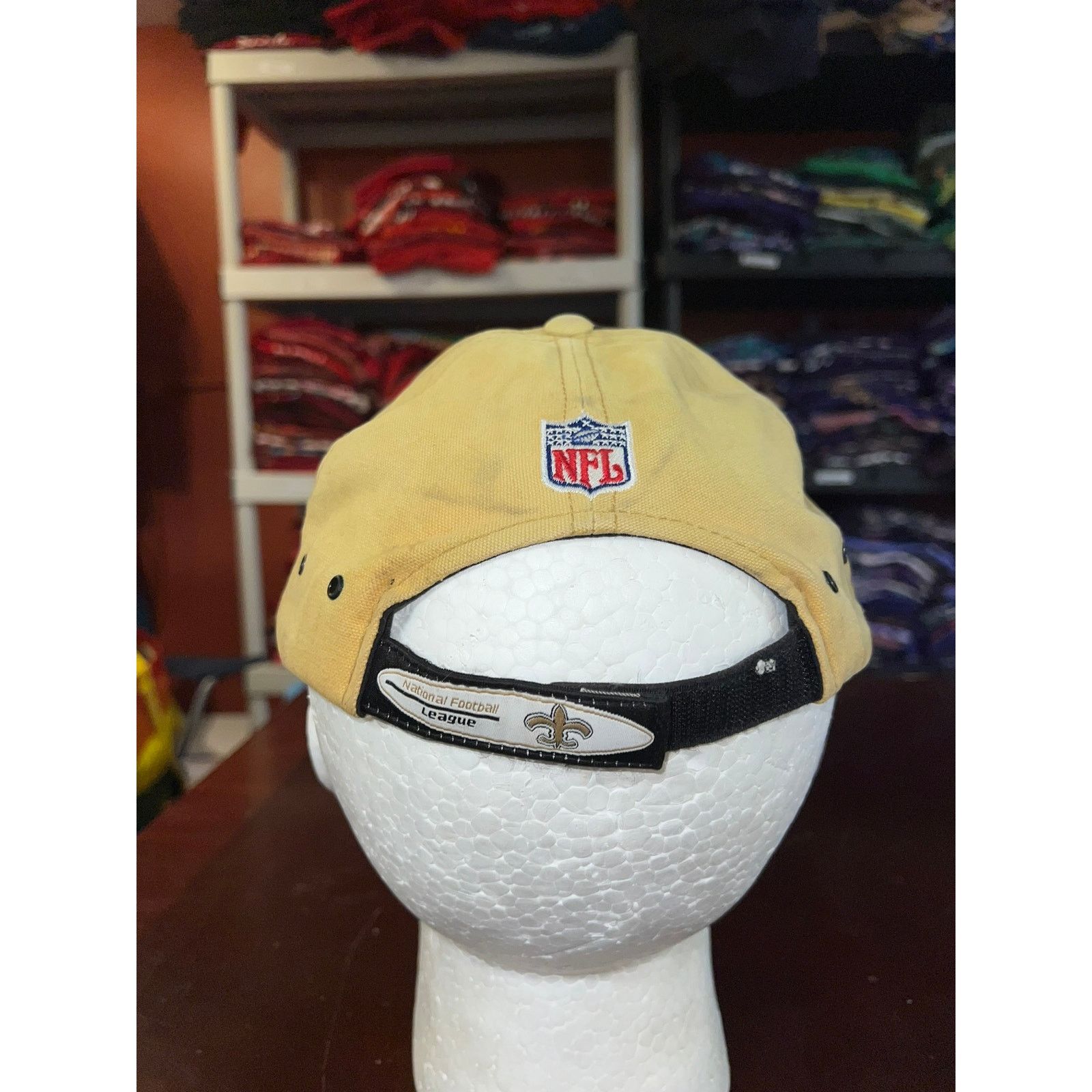 Reebok New Orleans Saints Hat Reebok 2000s NFL Pro Line Cap Stained Size ONE SIZE - 5 Thumbnail