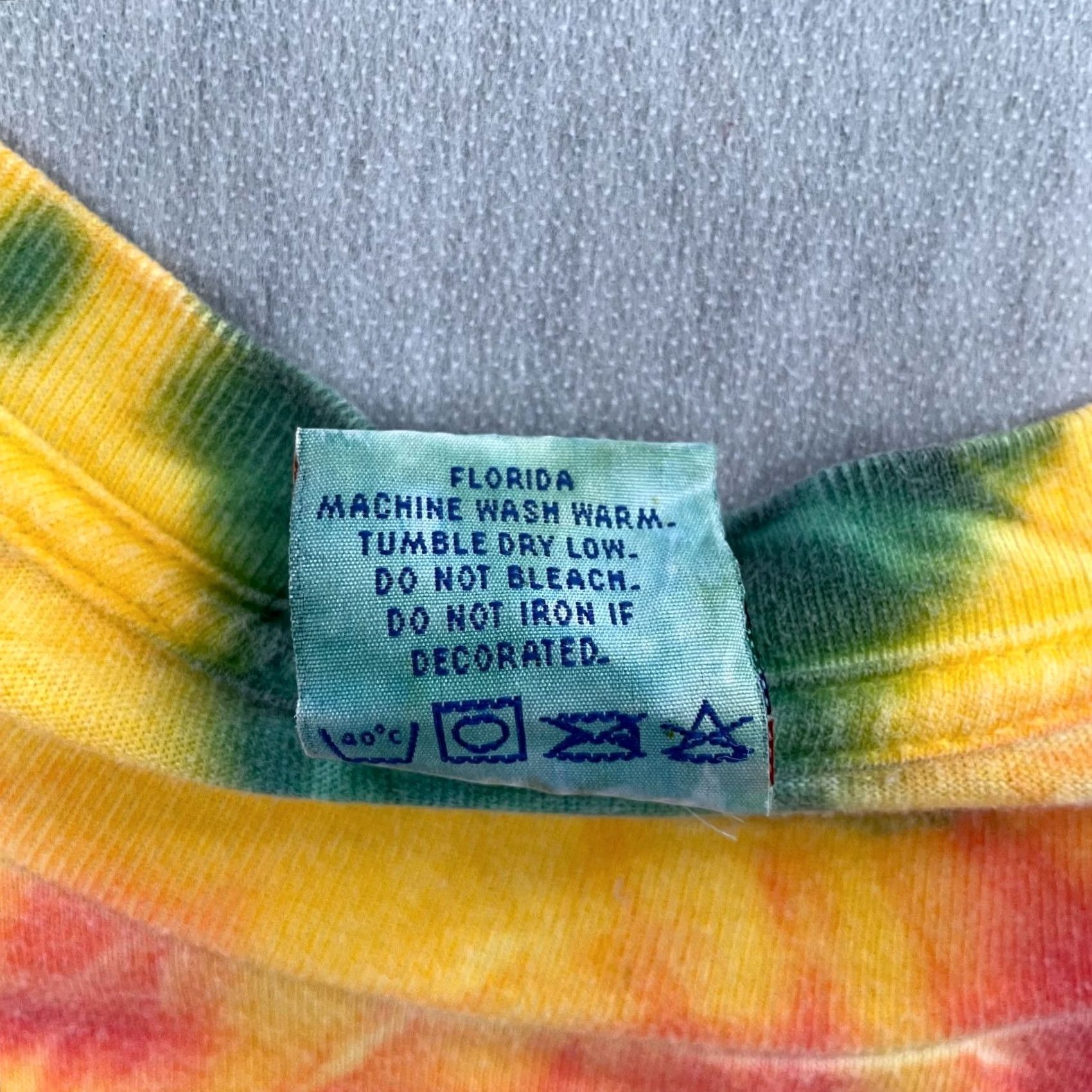 Vintage VINTAGE Jamaica Shirt Adult Medium Tie Dye Smile Mon Embroidered Mens M 90s Size US M / EU 48-50 / 2 - 7 Thumbnail