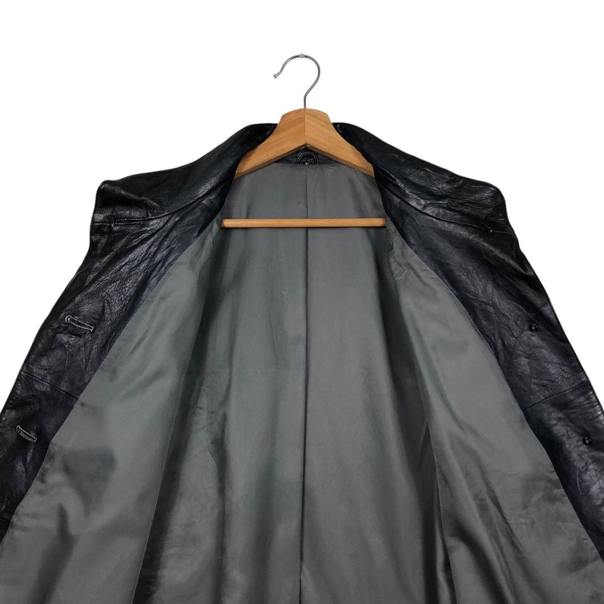 Japanese Brand Vintage Shearling Leather Jacket Unknown Brand Issey Miyake Size US M / EU 48-50 / 2 - 15 Thumbnail