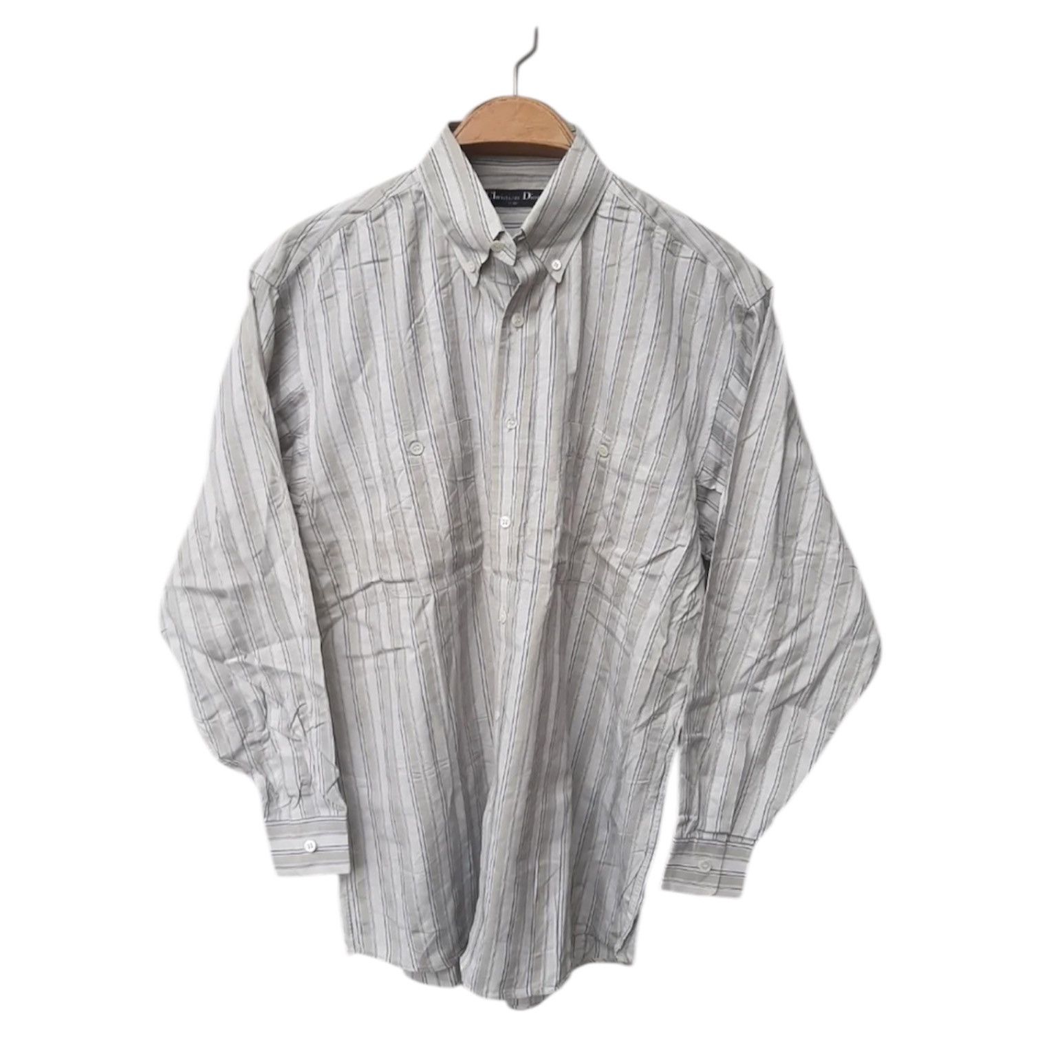 Christian Dior Monsieur 2000s Christian Dior Monsieur Striped Longsleeve Shirt Size US L / EU 52-54 / 3 - 1 Thumbnail