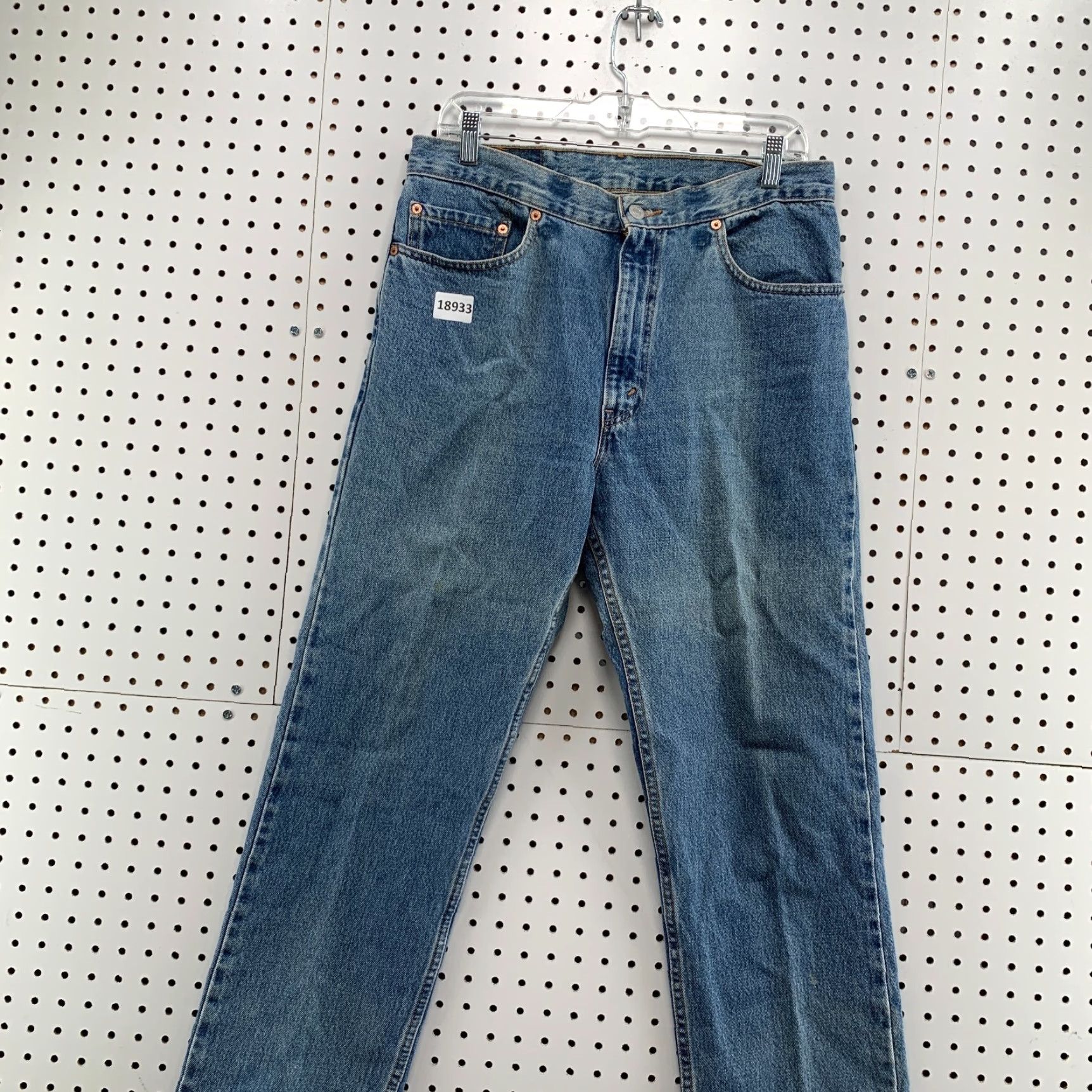 Levi's VINTAGE Levi's 505 Jeans Regular Mens Blue Denim 32x28 Straight Fit denim Jeans 32 Mens Blue Levi's 505 Vintage 90s Size US 32 / EU 48 - 5 Thumbnail