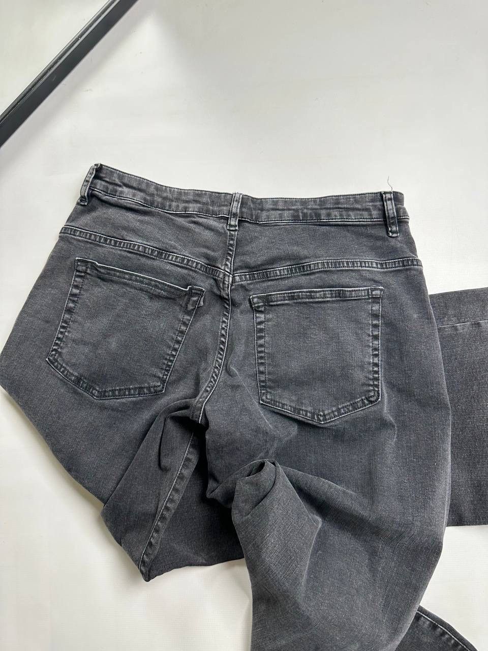 3x1 🔥3x1 Womens Black Premium Denim Baggy Jean Wide Leg Size 27" / US 4 / IT 40 - 3 Thumbnail