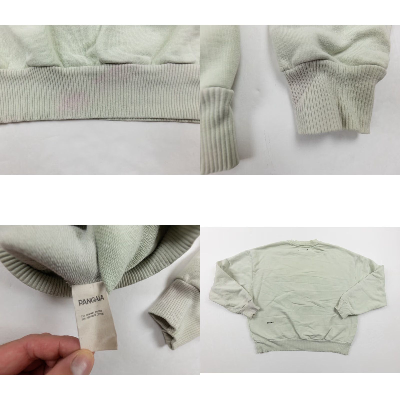 Pangaia VINTAGE Pangaia Women's Crew Neck Sweatshirt Pullover All Seasons Casual Green Medium Size M / US 6-8 / IT 42-44 - 8 Thumbnail