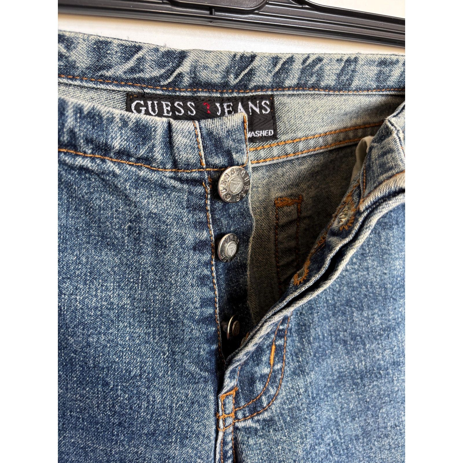 Guess × Vintage Vintage Guess USA Jeans 29 Y2K High Rise Bootcut 90s Archive Size US 29 - 7 Thumbnail