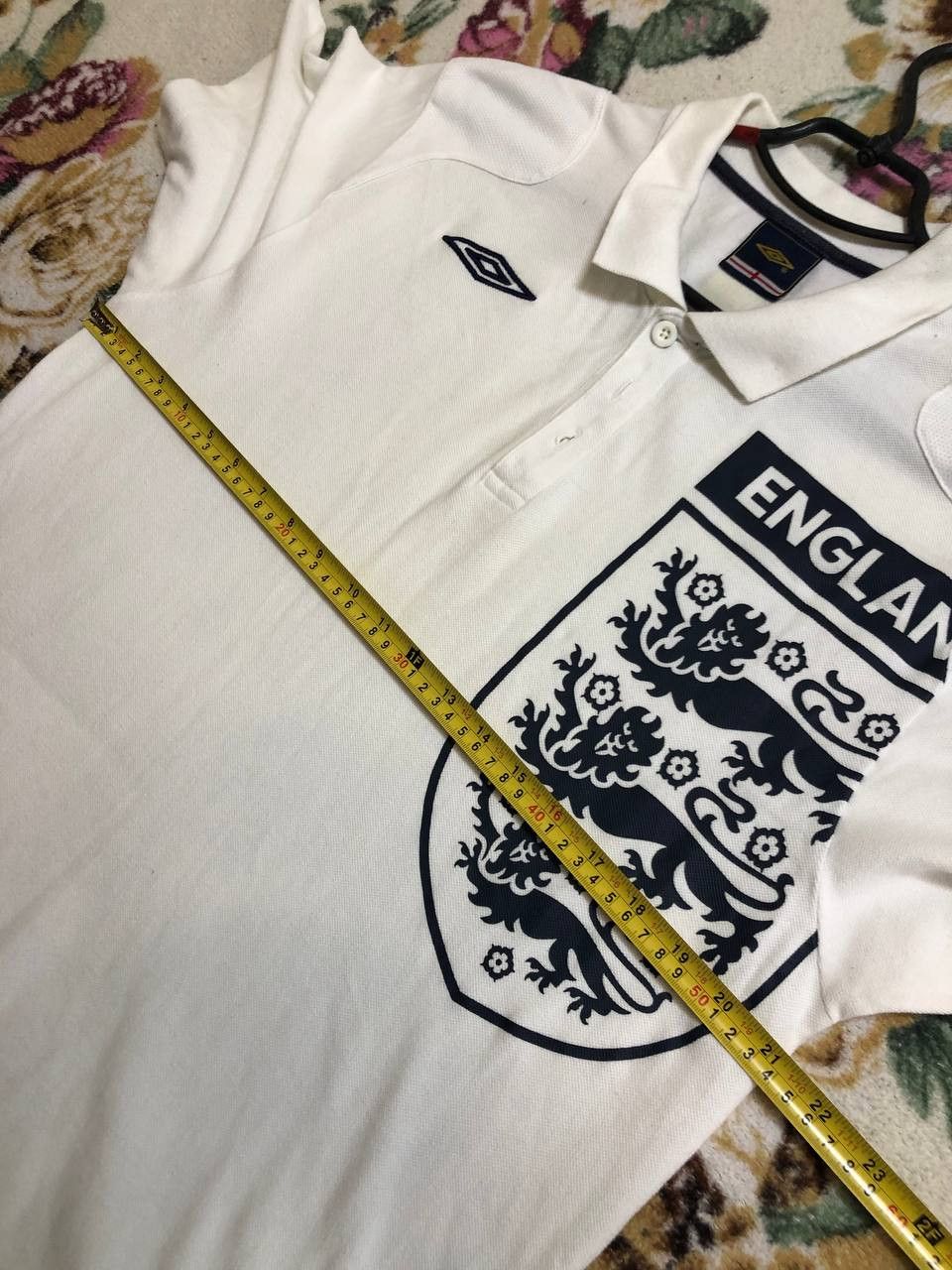 Umbro ENGLAND TEAM FOOTBALL POLO SHIRT TRAINING UMBRO Size US L / EU 52-54 / 3 - 10 Thumbnail