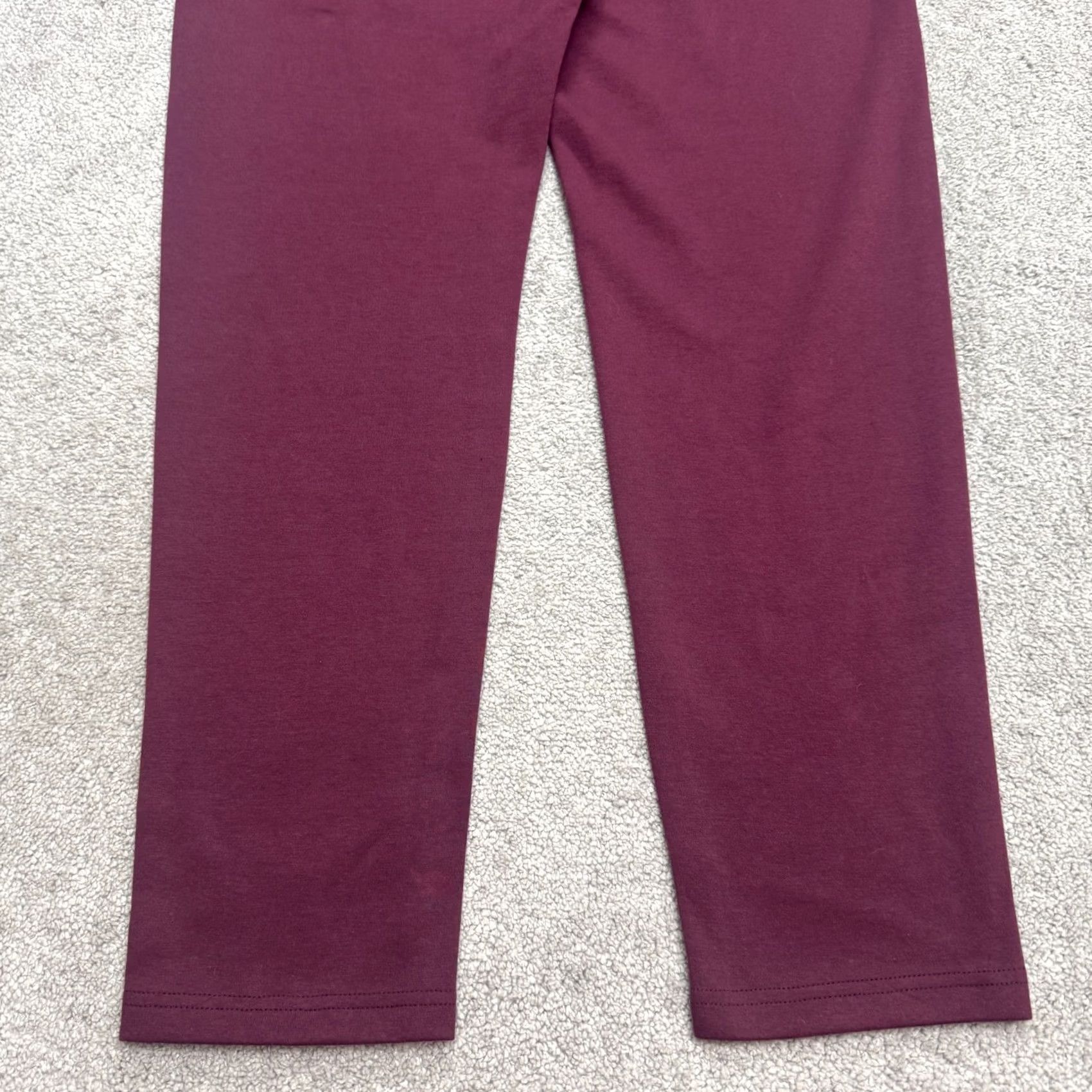 Vintage Dapper Boi Slim Fit Chino Pants Mens 38 Burgundy Red Cotton Stretch 5-Pocket Flat Front Straight Leg Casual Workwear 60s None Size US 38 / EU 54 - 3 Thumbnail