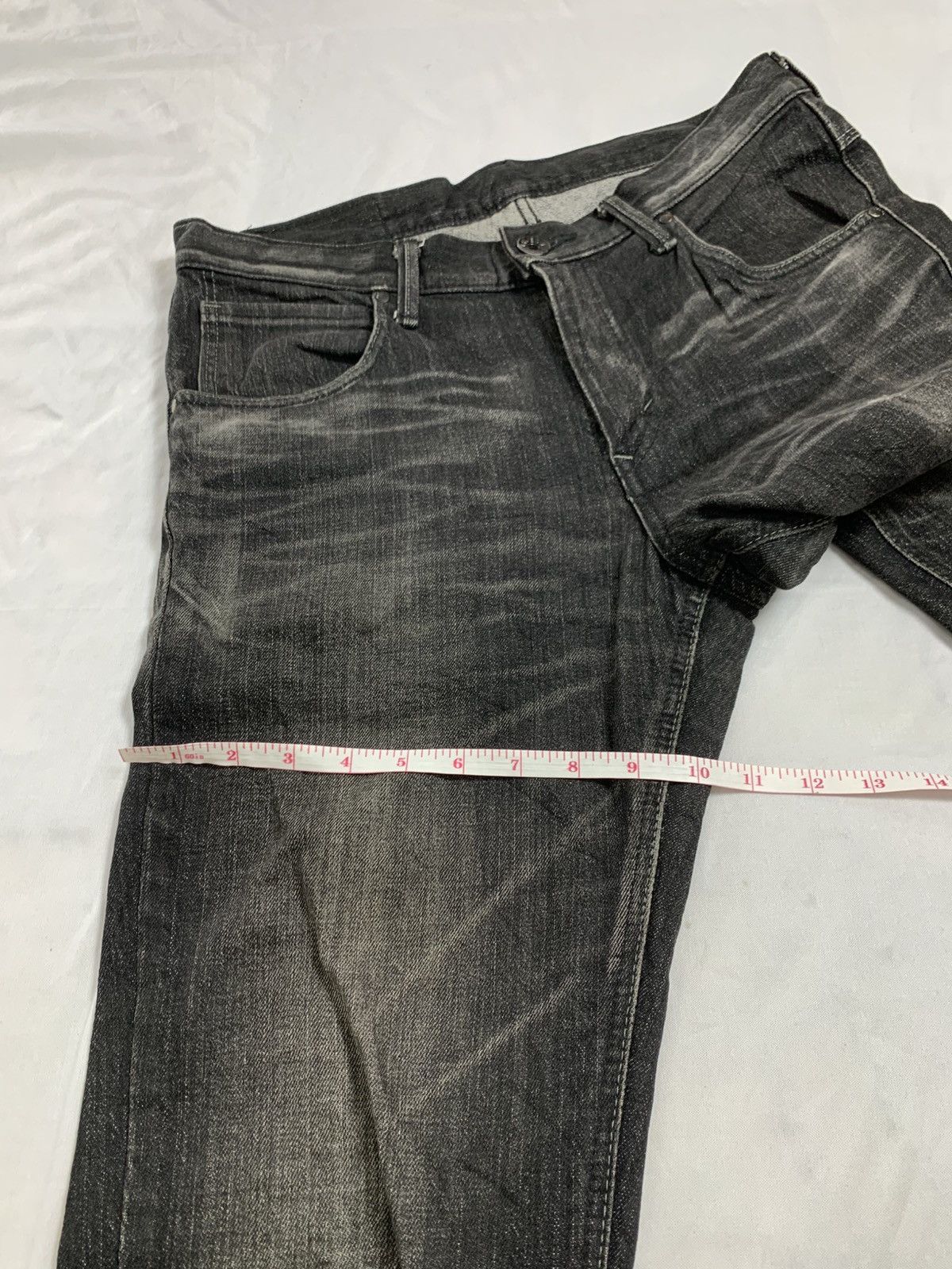 Edwin Vintage edwin stone black mid flare jeans strapes pocket Size US 32 / EU 48 - 14 Thumbnail