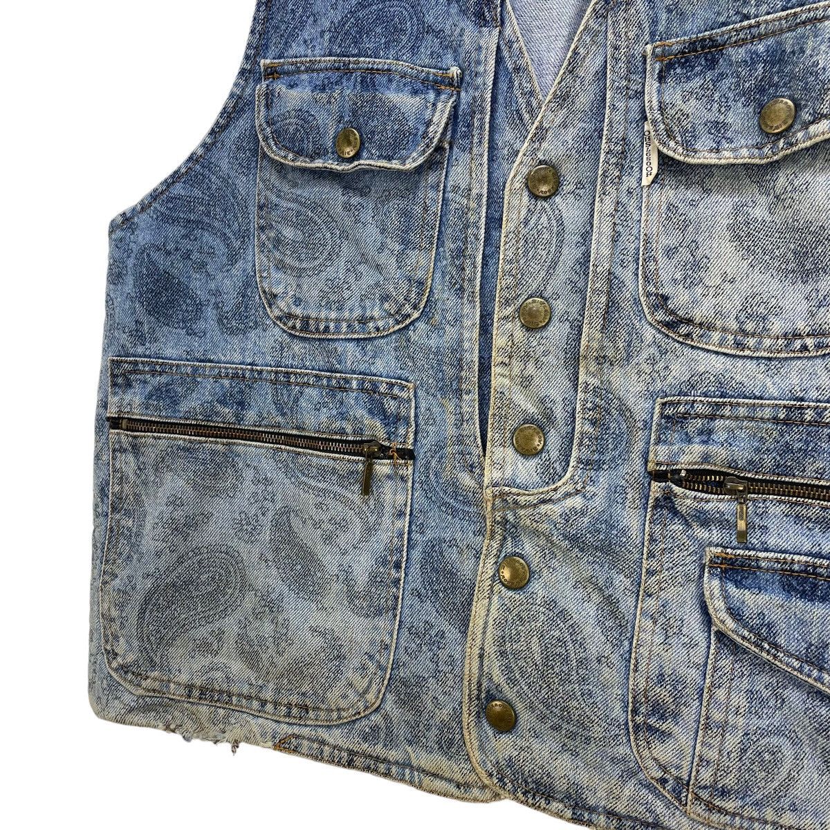 Indigo 🗣️Denim Vest Paisley Jacket Size US S / EU 44-46 / 1 - 4 Thumbnail