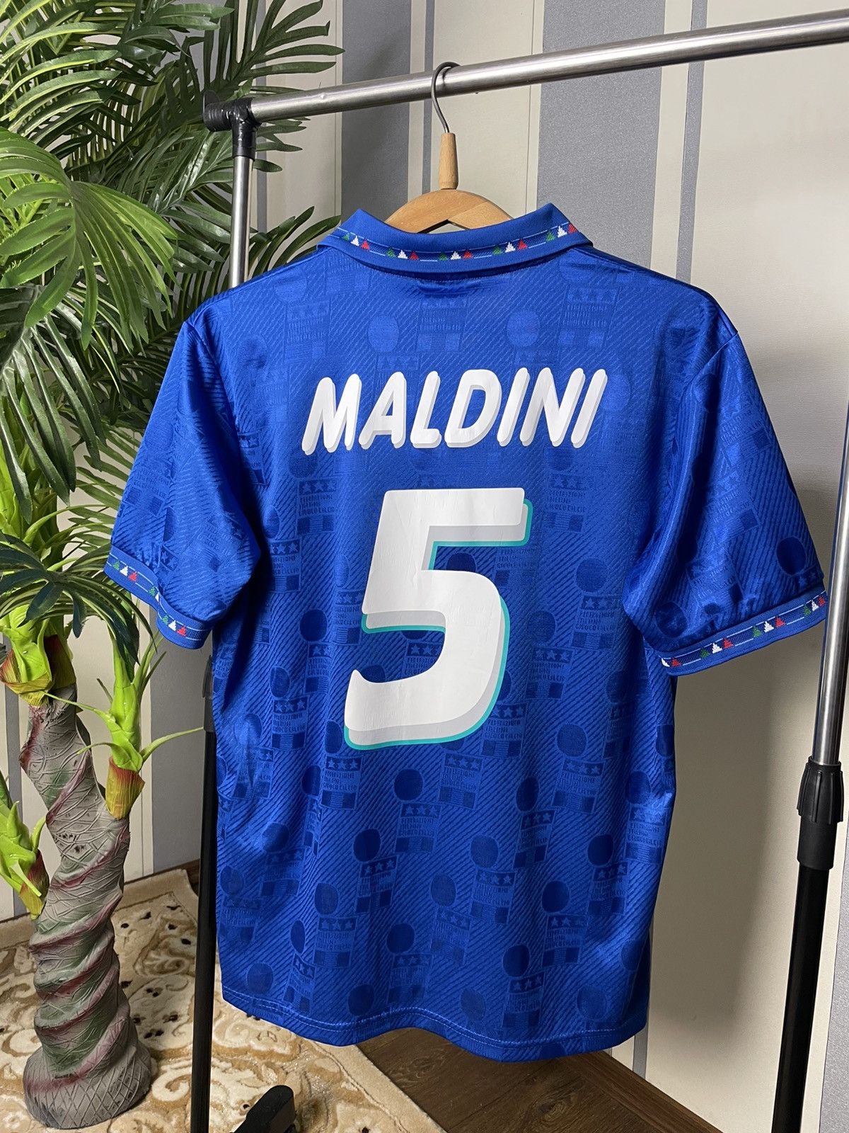 Diadora Vintage 1994 Soccer Jersey Paulo Maldini Italia Size XL Size US XL / EU 56 / 4 - 2 Thumbnail