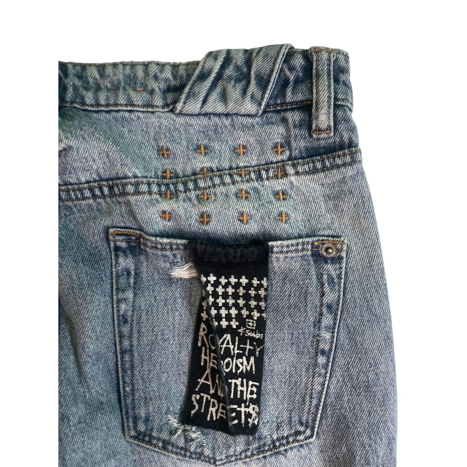 Ksubi Ksubi 'Knee Rip' Light Wash Jean Size US 31 - 5 Thumbnail