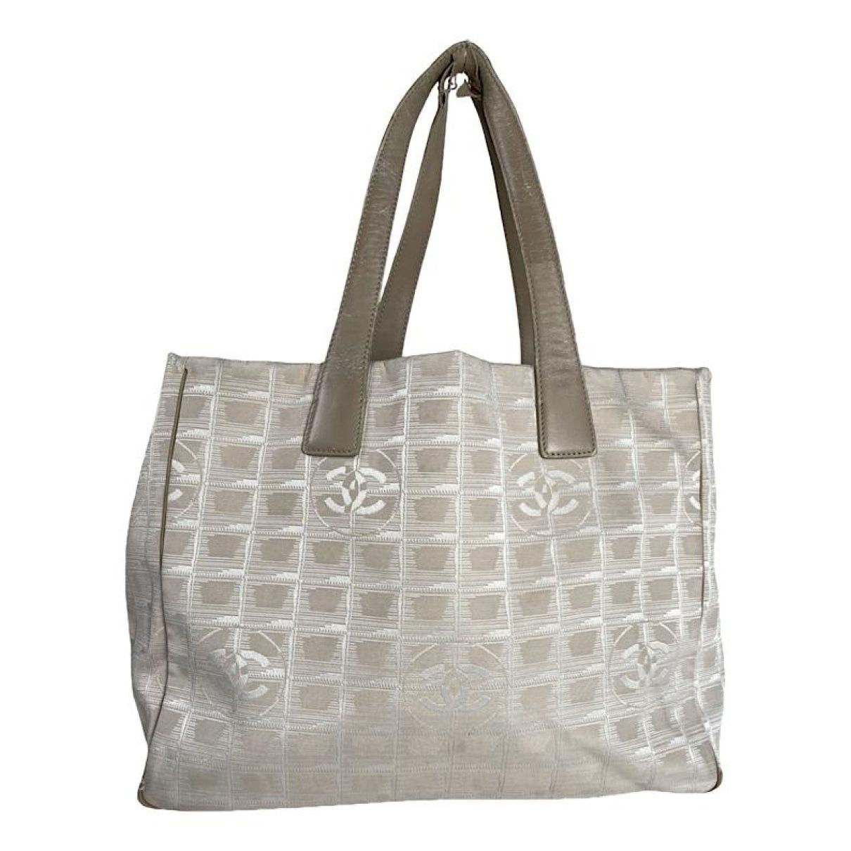 Chanel Beige Polyester Handbag Size ONE SIZE - 1 Thumbnail