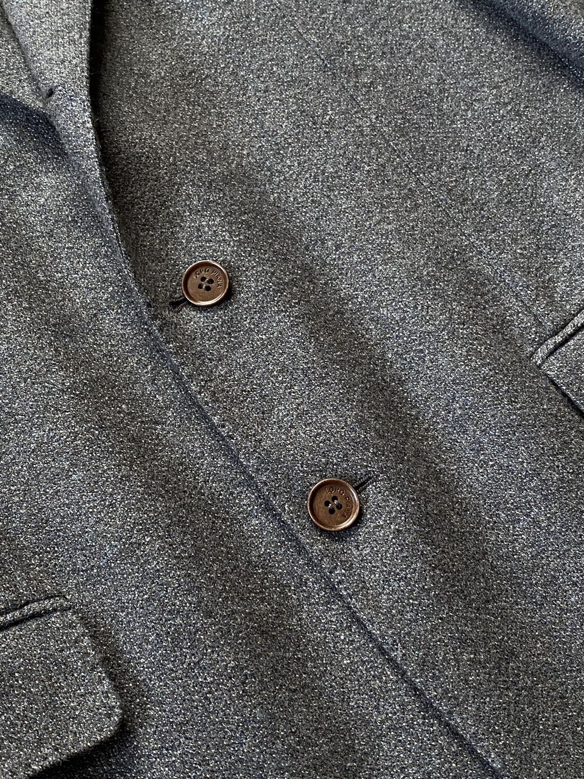 Loro Piana 🔥RRp 3740$ Loro Piana 100% Cashmere Goatskin Grey Blazer Size 42R - 8 Thumbnail