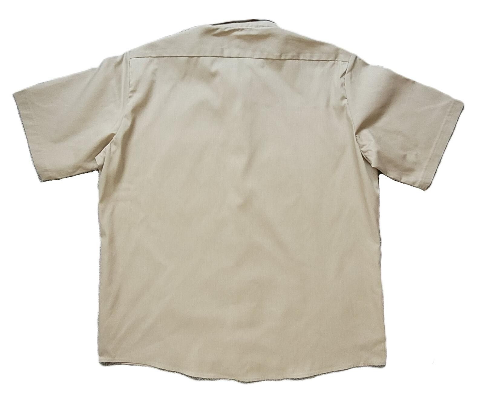 Dickies Dickies 2XL Work Shirt Khaki Short Sleeve Button Uniform NEW Size US XXL / EU 58 / 5 - 2 Thumbnail