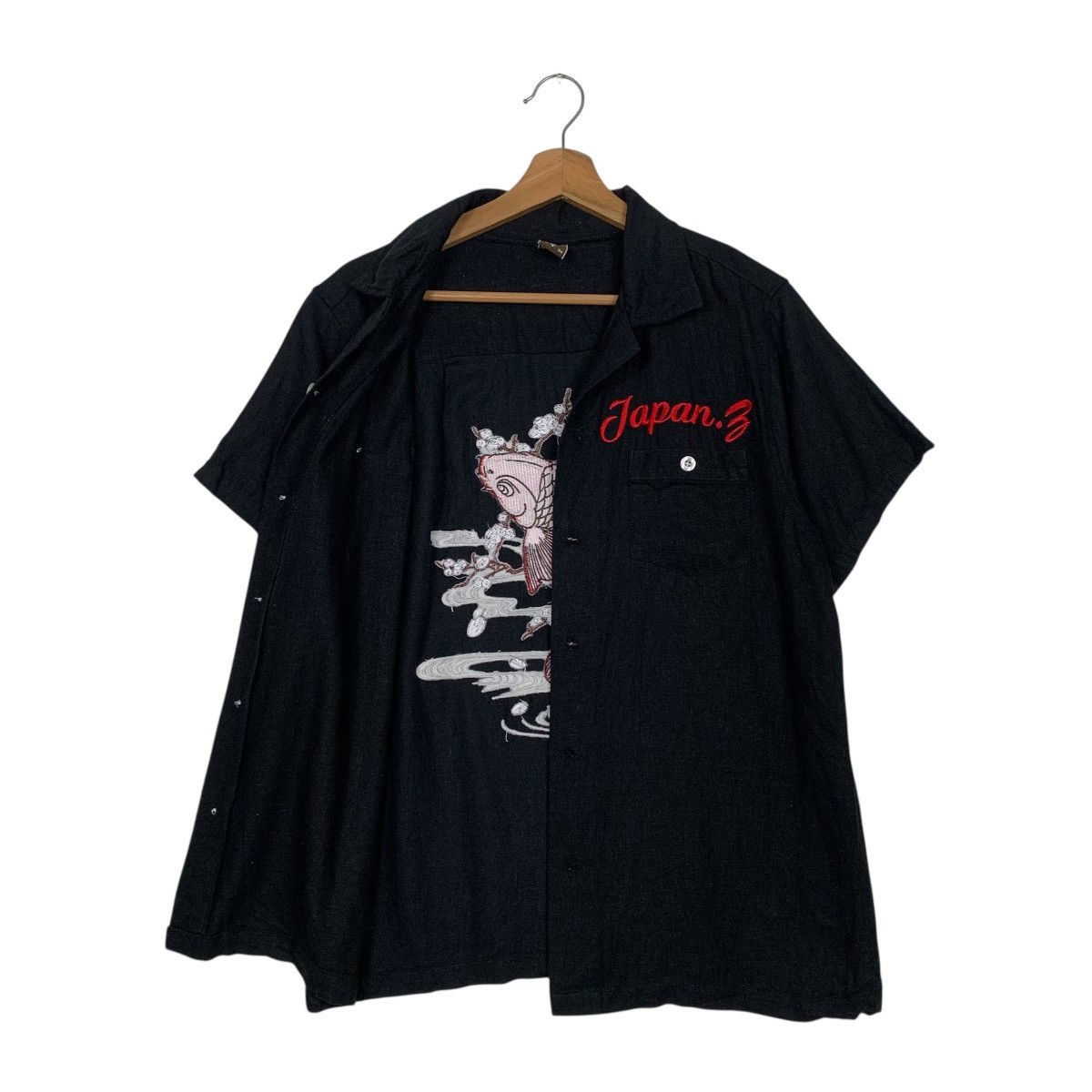 Japanese Brand Studio Hiro Koii Fish Sukajan Shirt Size US M / EU 48-50 / 2 - 9 Thumbnail