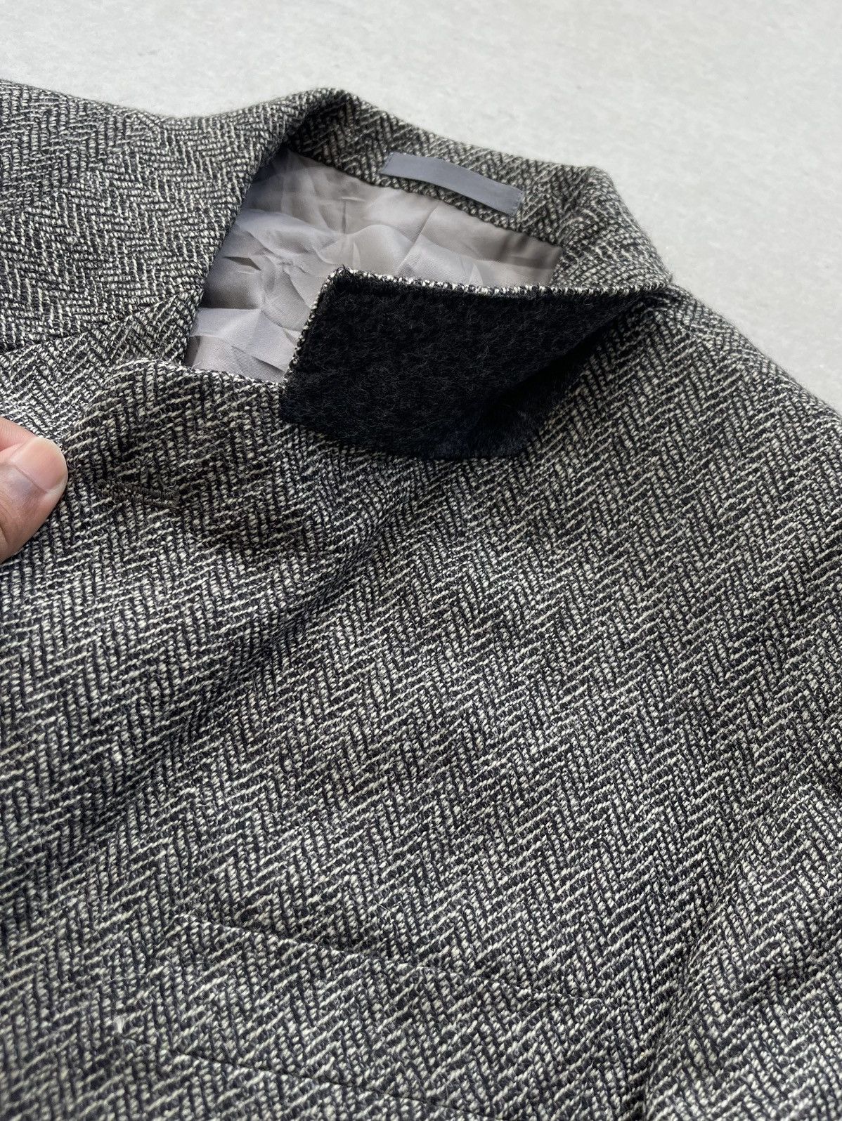 Burberry Prorsum 🔥Vintage 90's Burberrys British Wool Herringbone Blazer/Suit Size US S / EU 44-46 / 1 - 4 Thumbnail