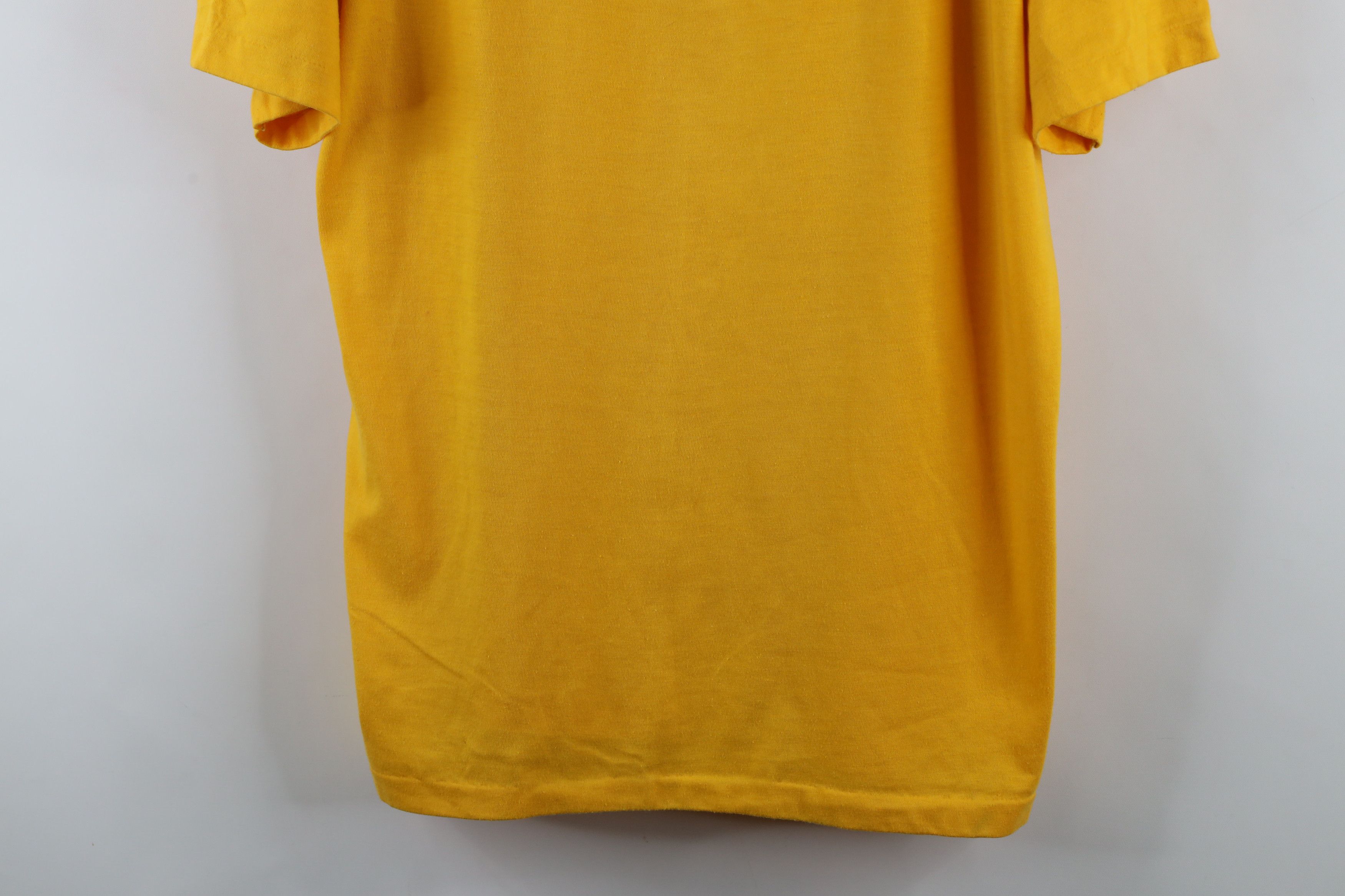 Vintage Vintage 90s Streetwear Blank Short Sleeve Henley T-Shirt Size US L / EU 52-54 / 3 - 3 Thumbnail