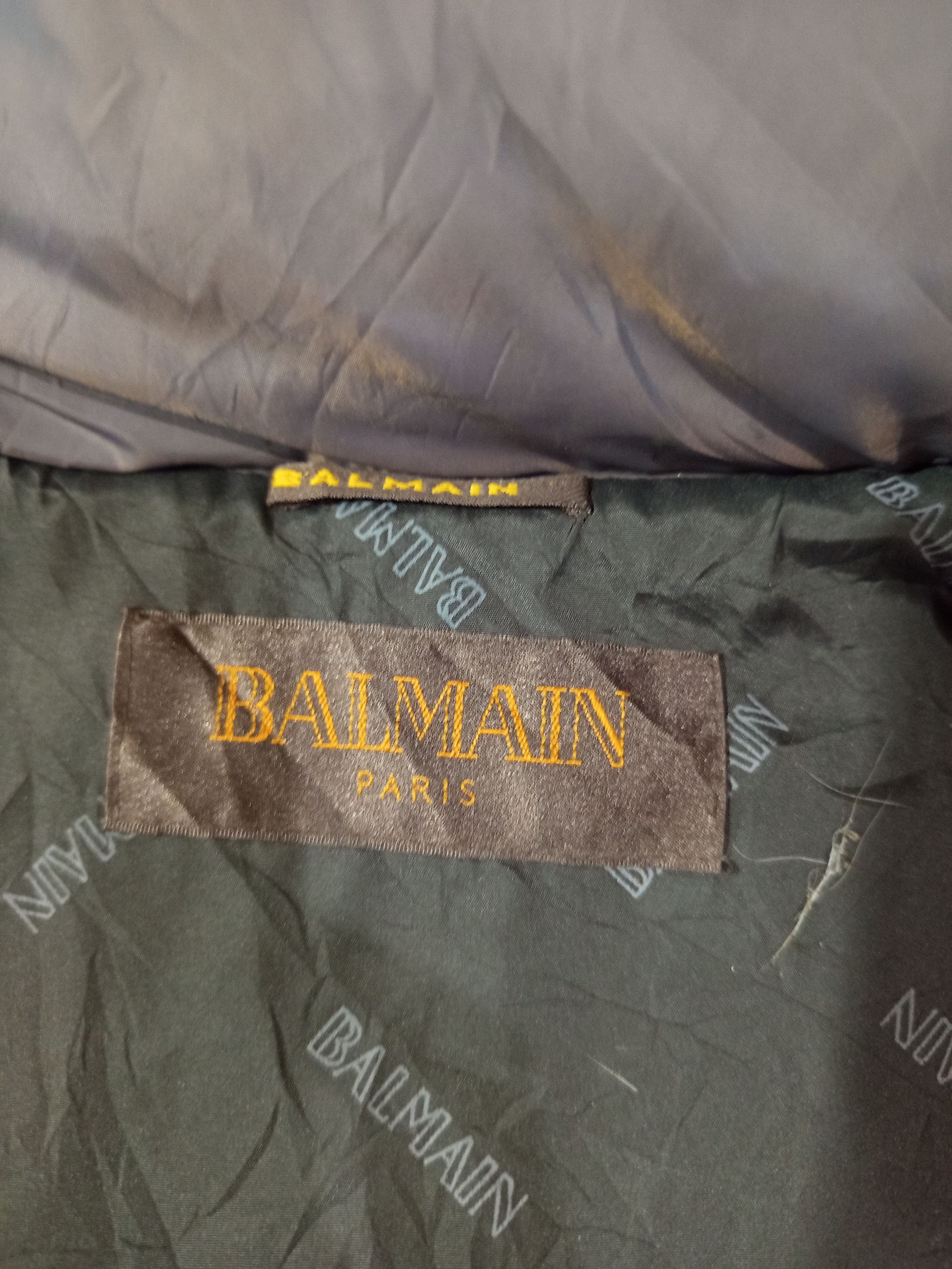 Balmain Balmain Quilted Detachable Faux Fur Hood Jacket Size M / US 6-8 / IT 42-44 - 16 Thumbnail
