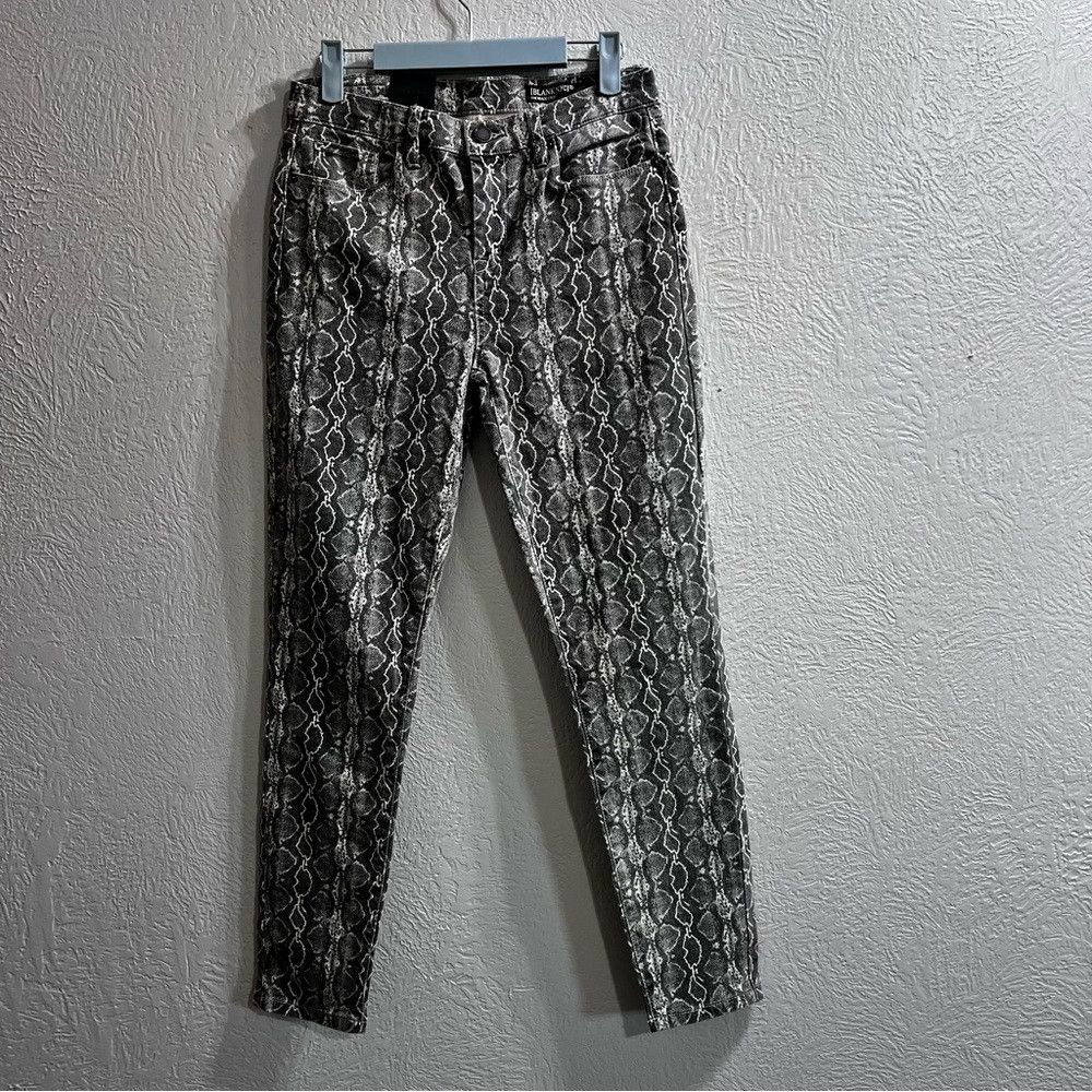 BLANKNYC Blank NYC The Reade Crop Skinny Jeans Snakeskin Women’s Siz Size 28" / US 6 / IT 42 - 2 Thumbnail