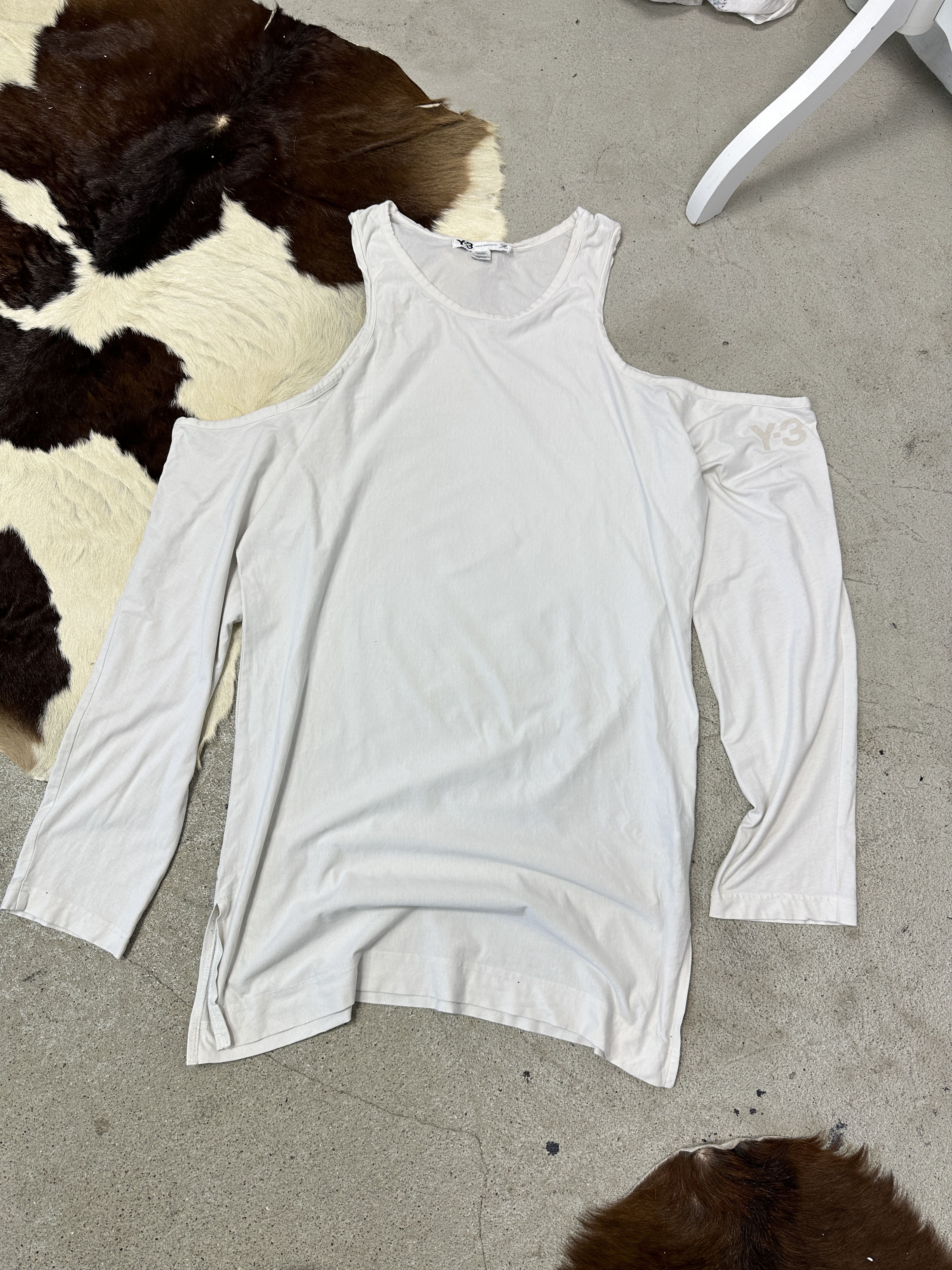 Yohji Yamamoto Vintage Adidas x Yohji Yamamoto Y3 Bare Shoulders Top Y2K Size M / US 6-8 / IT 42-44 - 2 Thumbnail