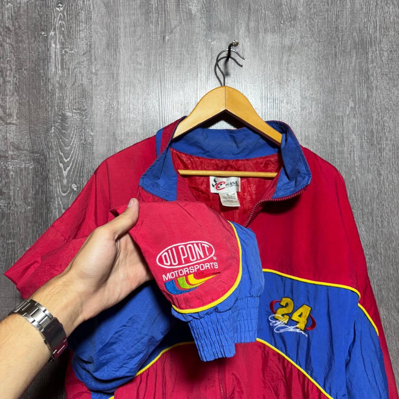 NASCAR Vintage Jeff Gordon Racing Signature Winston Cup Jacket XL Size US XL / EU 56 / 4 - 8 Thumbnail