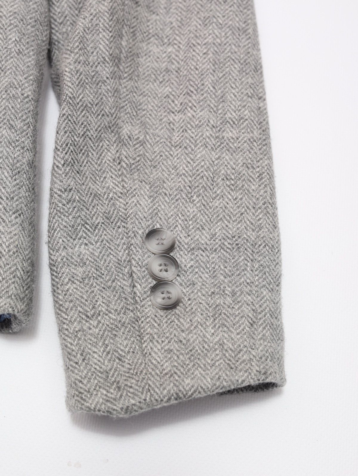Johnstons Of Elgin Johnstons of Elgin Scotland Wool England Blazer Jacket Gray Size S / US 4 / IT 40 - 11 Thumbnail