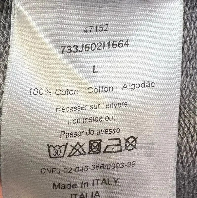 Dior Dior Gray Long Sleeve Sweatshirt for Women . Size L / US 10 / IT 46 - 7 Thumbnail