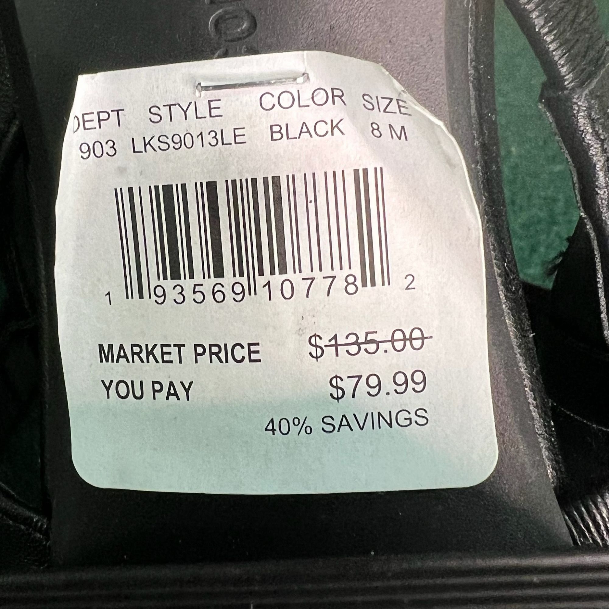 Kenneth Cole Kenneth Cole New York Maisie Low Black Leather Slingback San Size US 8 / IT 38 - 7 Thumbnail