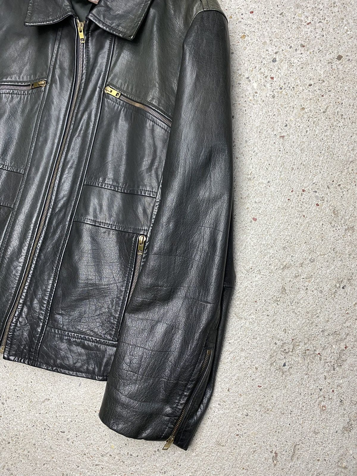 Michael Kors Michael kors leather jacket black Size US L / EU 52-54 / 3 - 3 Thumbnail