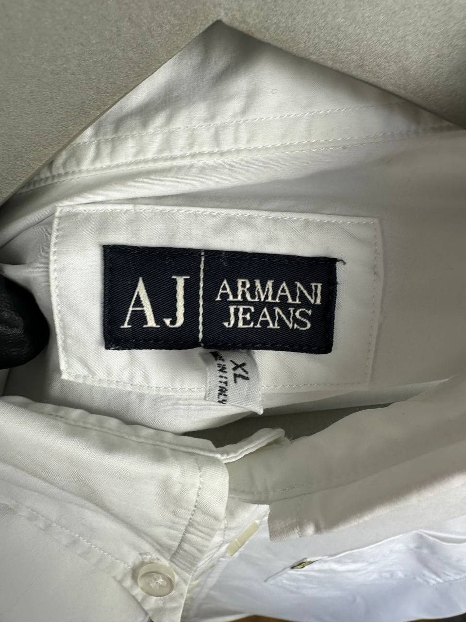 Armani Armani Jeans Classic Button-Down Oxford Shirt Timeless Size US XL / EU 56 / 4 - 11 Thumbnail