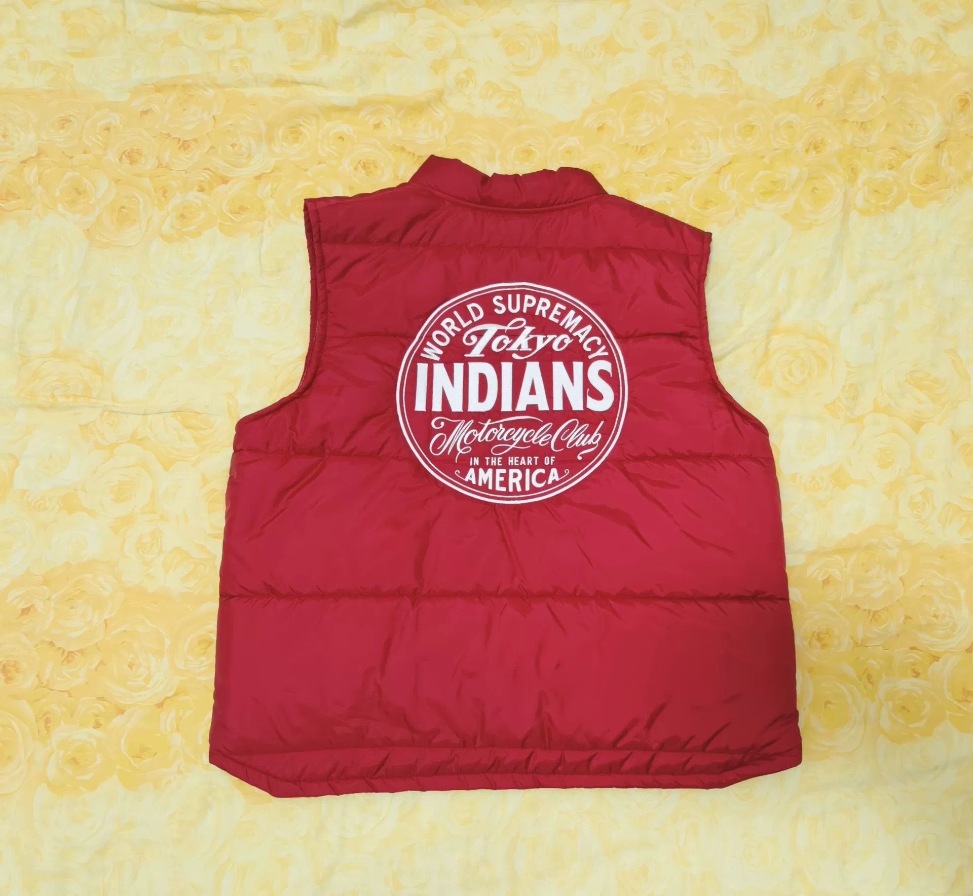 Neighborhood tokyo indians racing vest red embroidered logo Size US L / EU 52-54 / 3 - 1 Thumbnail