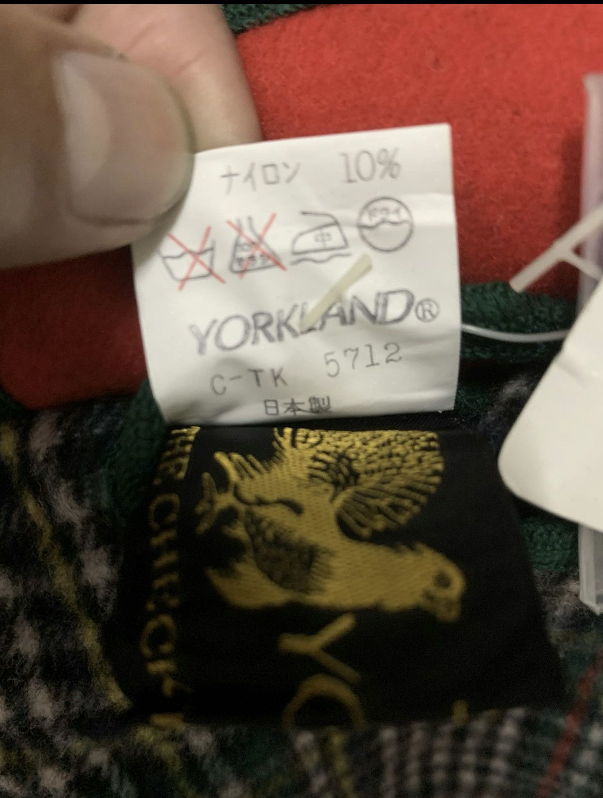 Japanese Brand × Vintage Double breasted tartan checked jacket Size L / US 10 / IT 46 - 10 Thumbnail