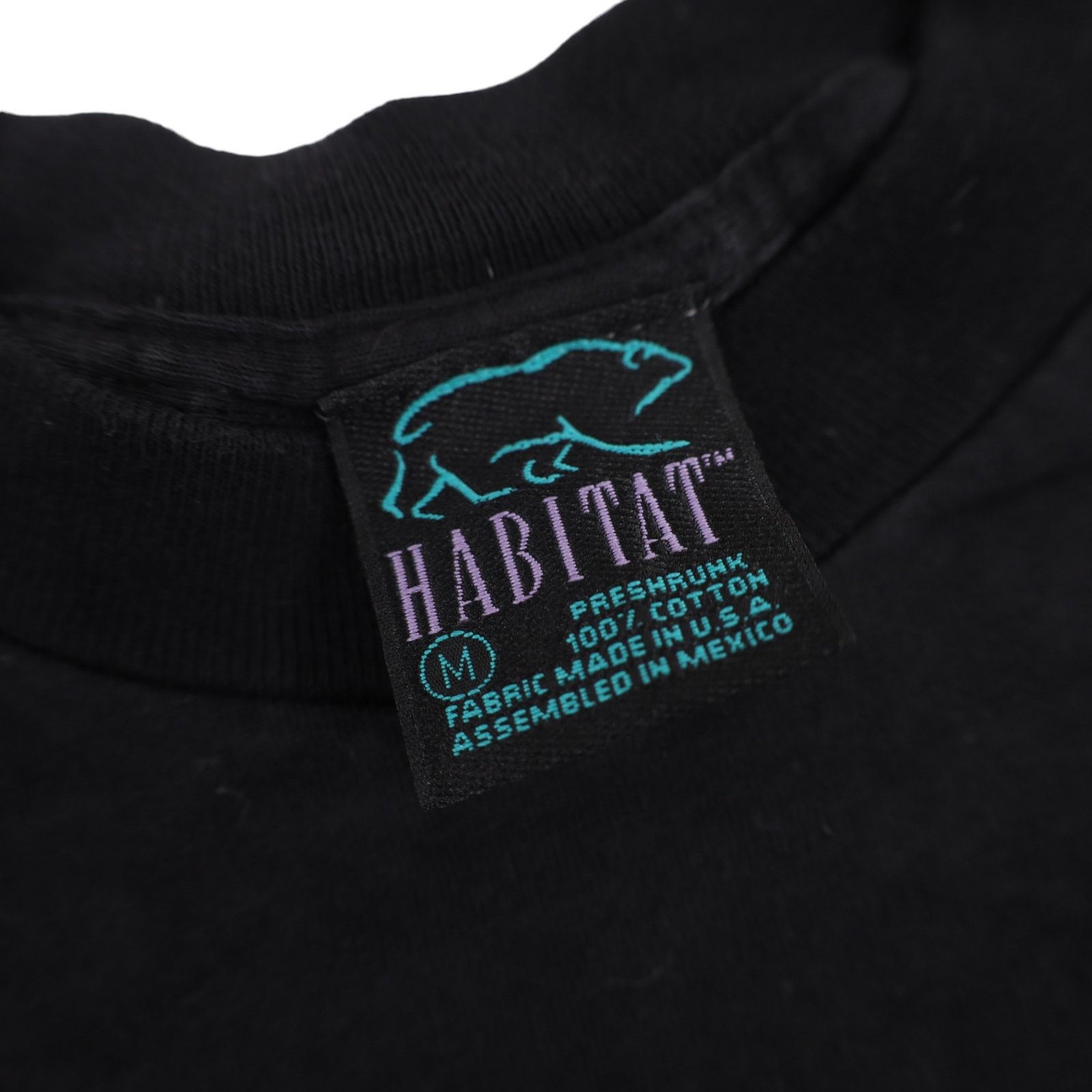Vintage Vintage Habitat Black Jaguar Night Scene Graphic T Shirt Size US M / EU 48-50 / 2 - 6 Thumbnail