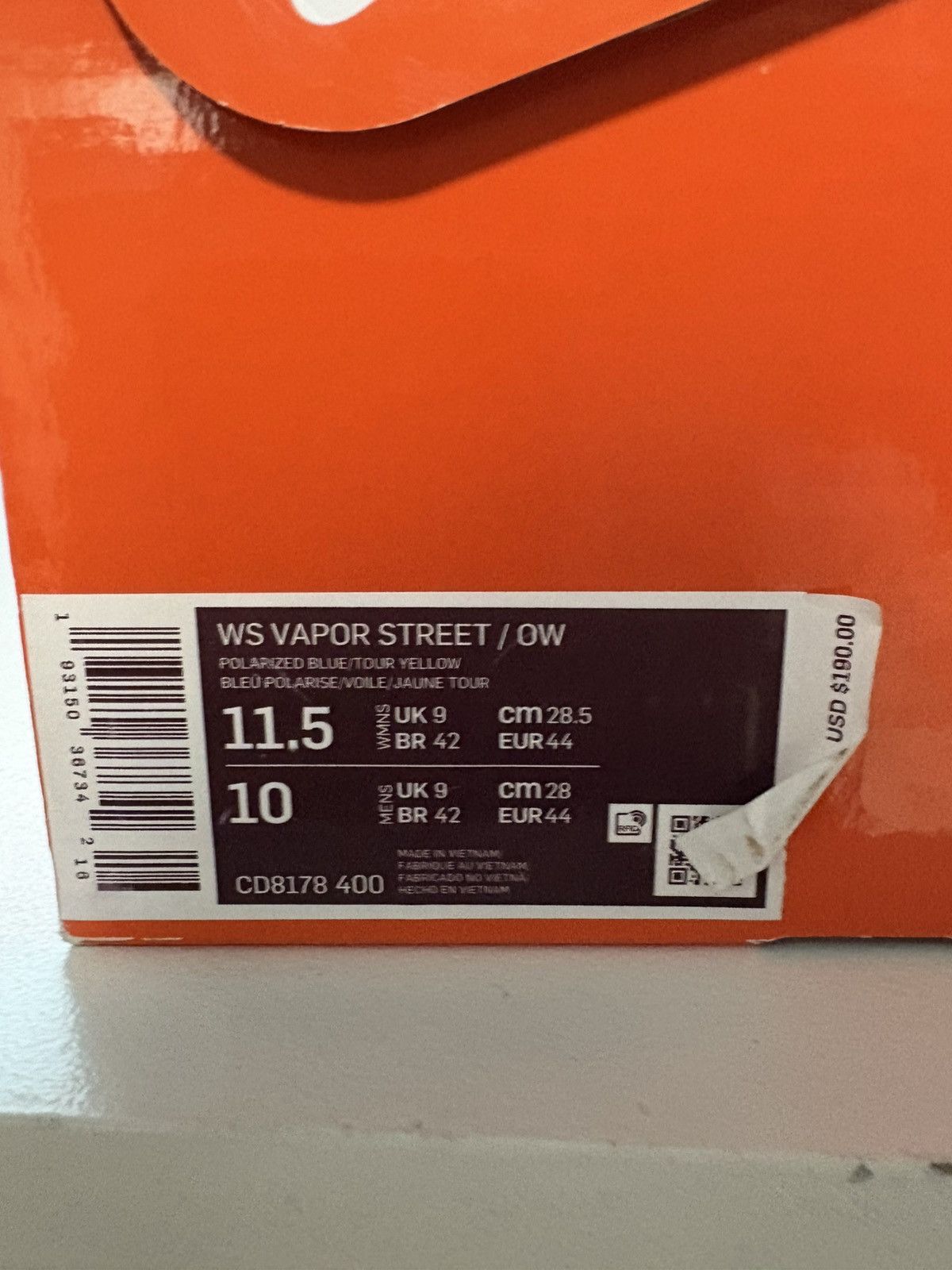 Other Nike x Off-White Vapor Street Size US 10 / EU 43 - 13 Thumbnail