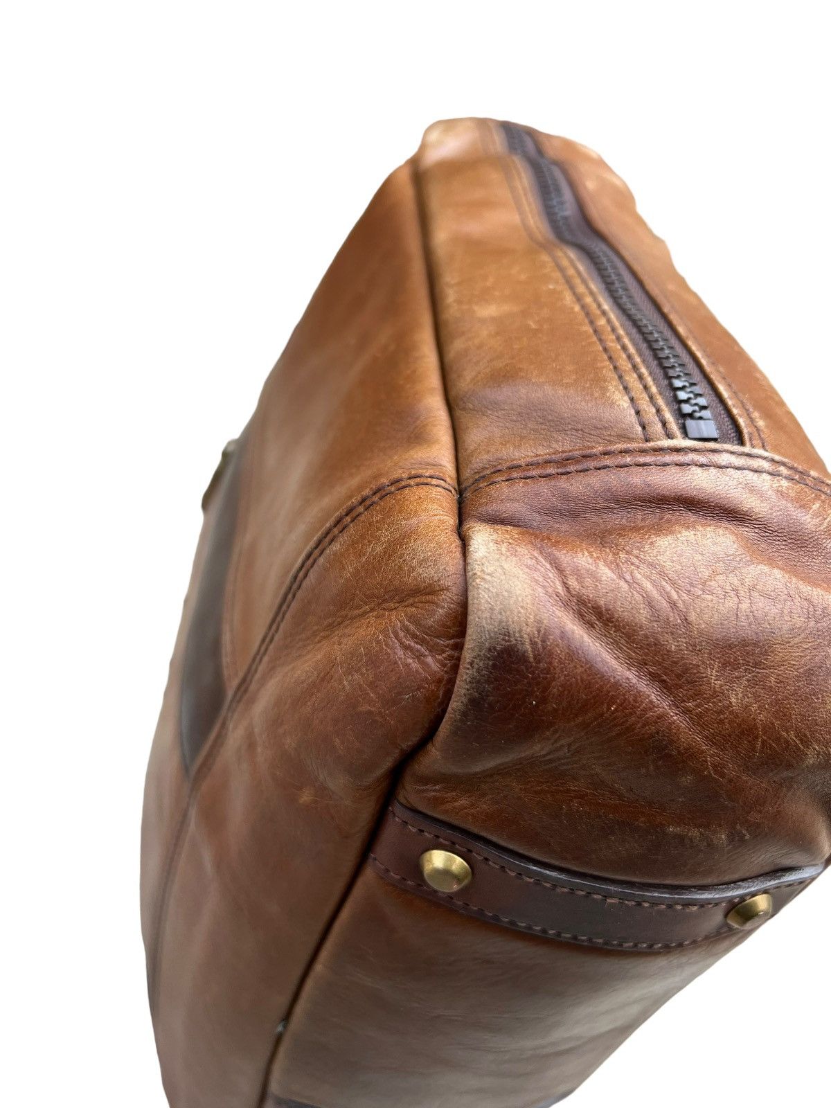 Leather × MasterPiece Masterpiece Japan Patina Leather 2 Way Bag Size ONE SIZE - 18 Thumbnail