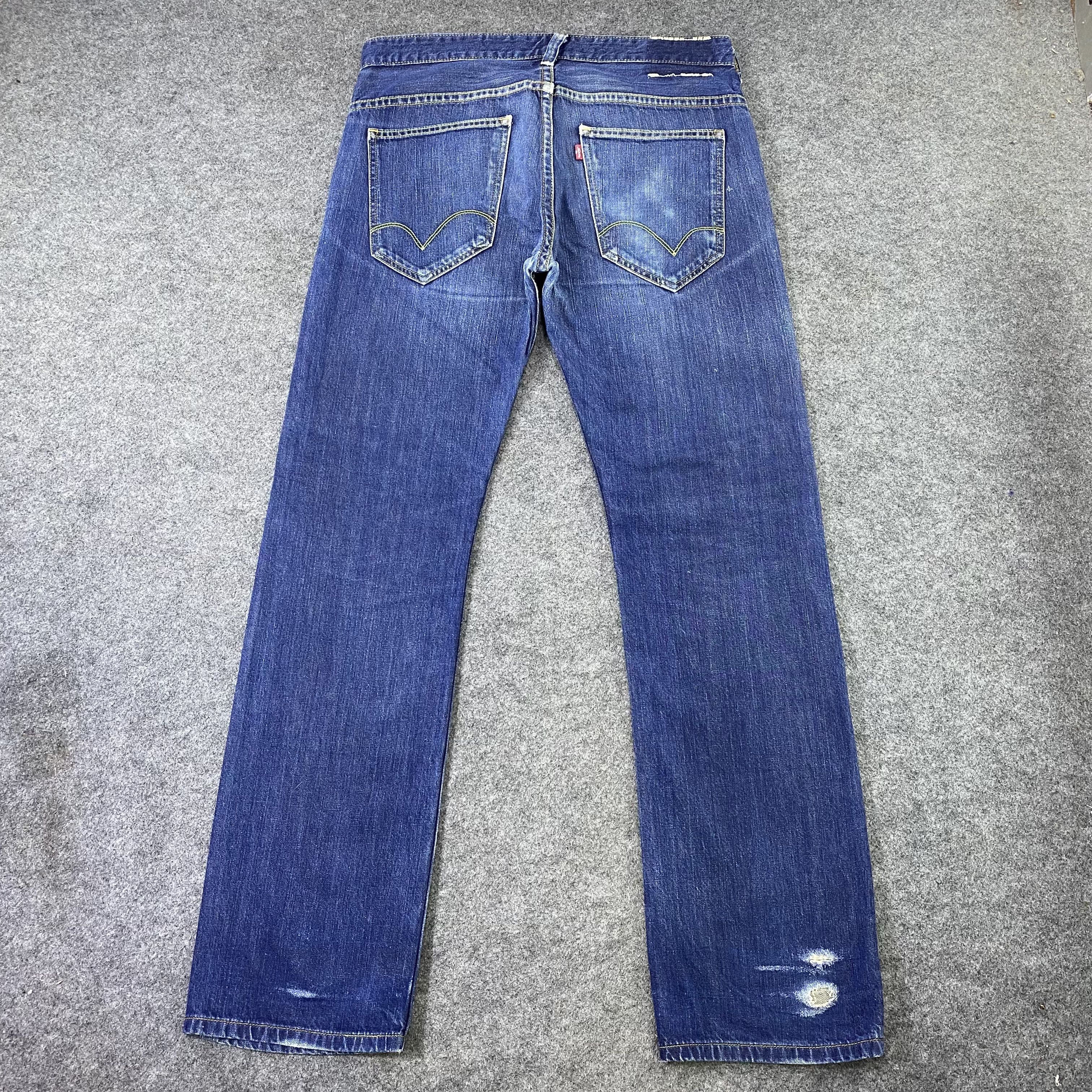 Jean × Levi's × Vintage Vintage Levis Distressed Wash Jeans-J1143 Size US 36 / EU 52 - 7 Thumbnail