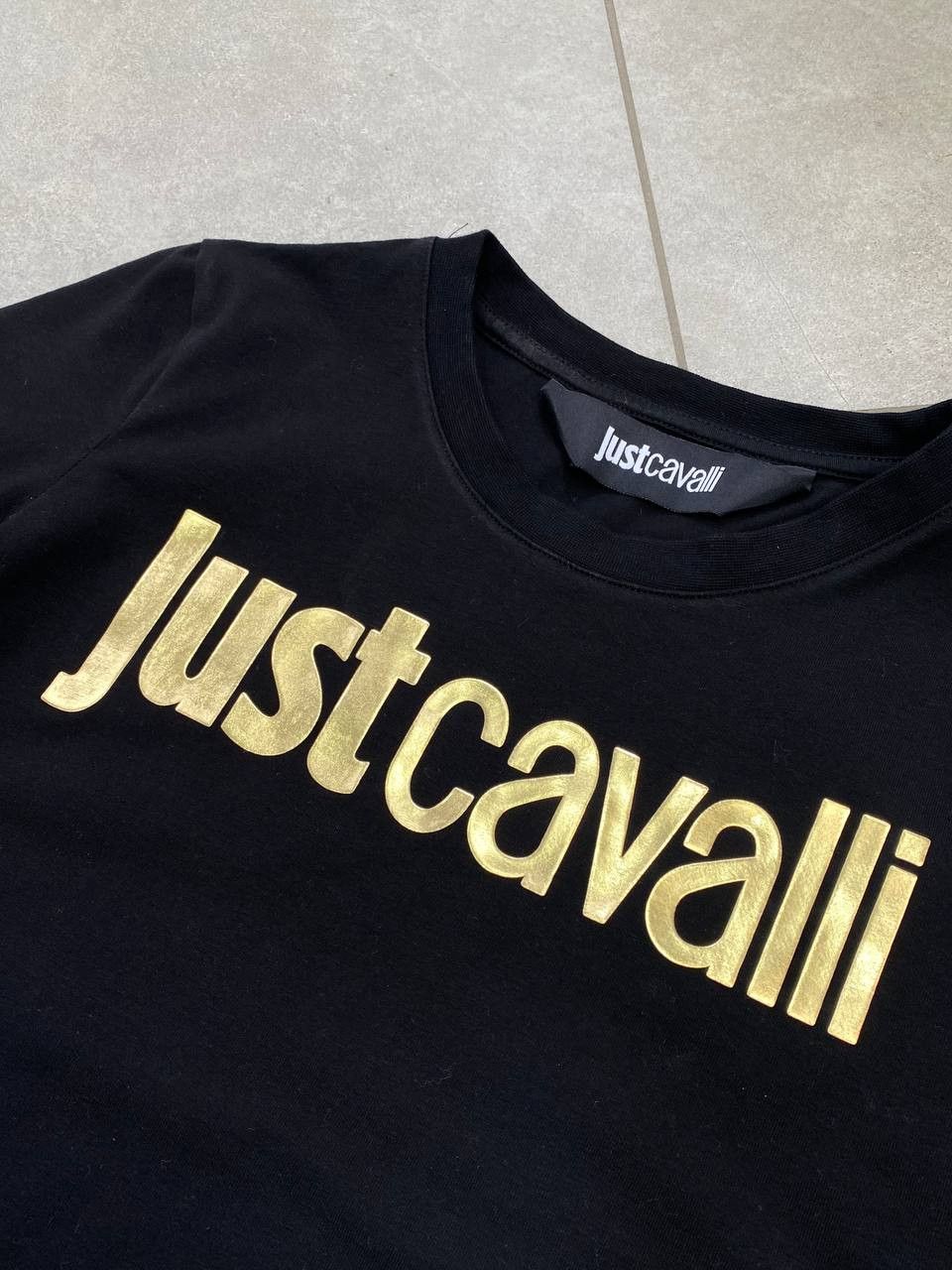 Just Cavalli Just Cavalli Logo-Print Cotton T-Shirt Size S / US 4 / IT 40 - 7 Thumbnail