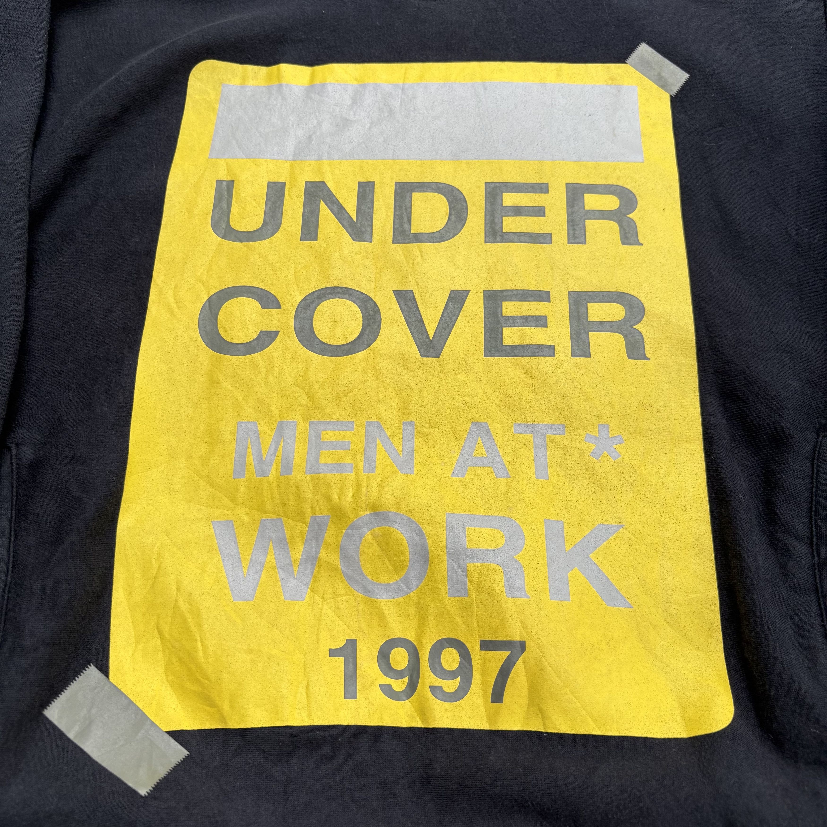 Undercover Undercover Small Parts MEN AT WORK 1997 Hoodie Size US L / EU 52-54 / 3 - 8 Thumbnail