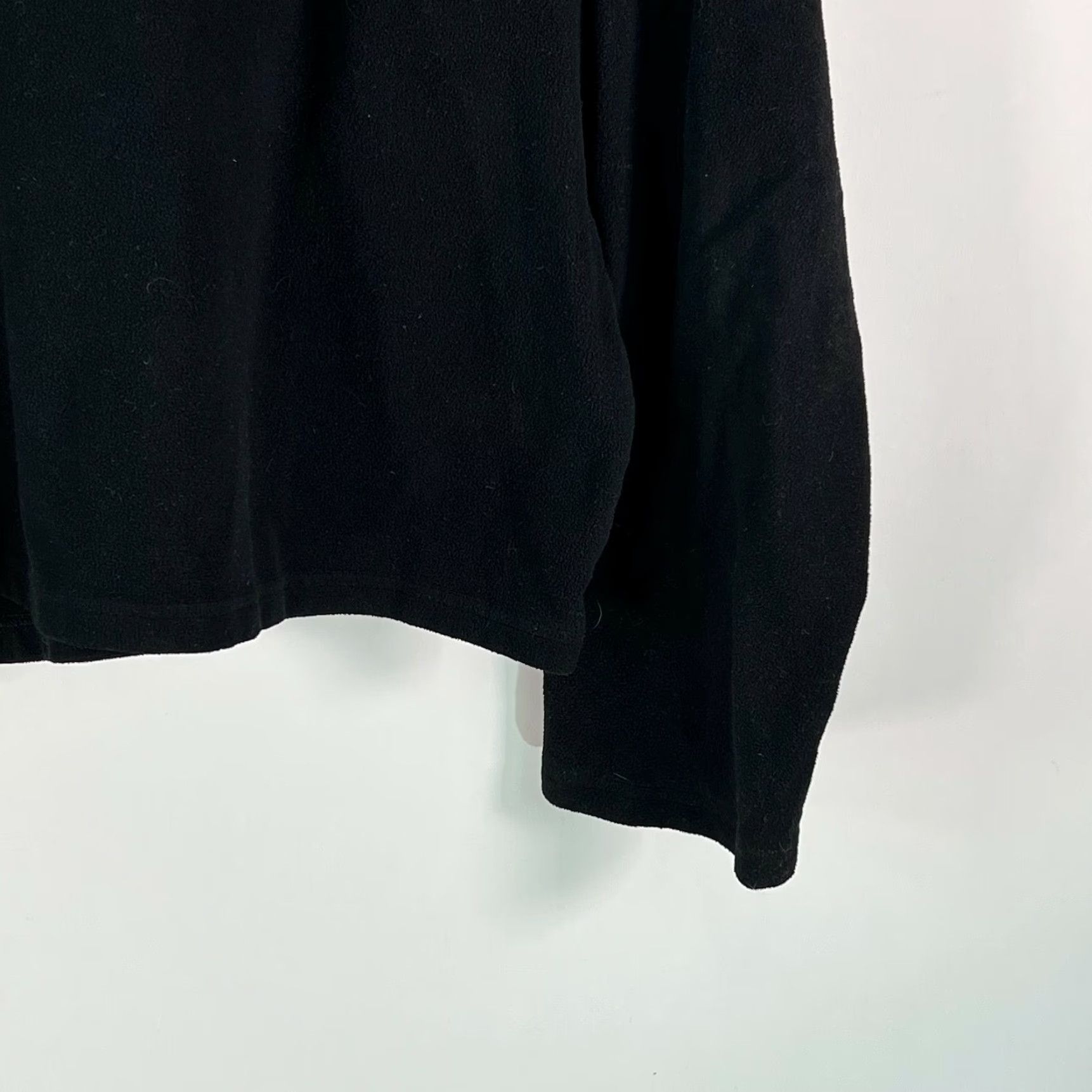 Vintage Gap Body Womens Hoodie Pullover Long Sleeve Fleece V Neck Black Size L Size L / US 10 / IT 46 - 4 Thumbnail