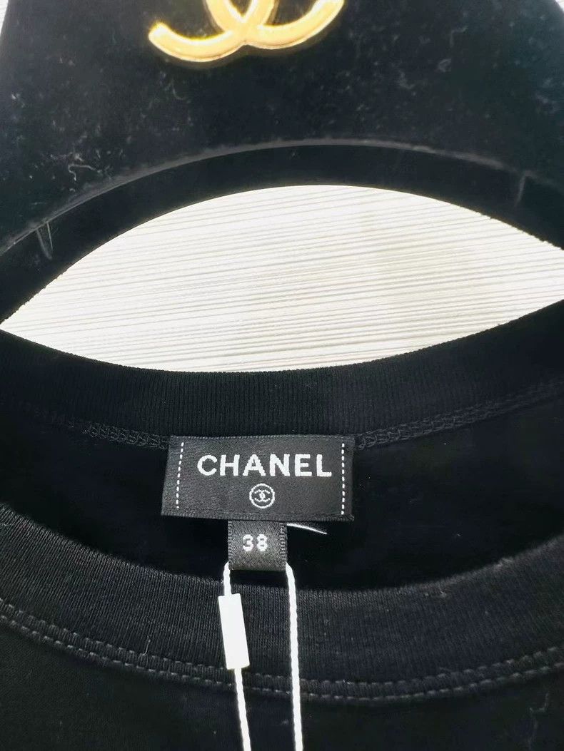 Chanel Chanel Short sleeves full of folds and logo Size XS / US 0-2 / IT 36-38 - 5 Thumbnail
