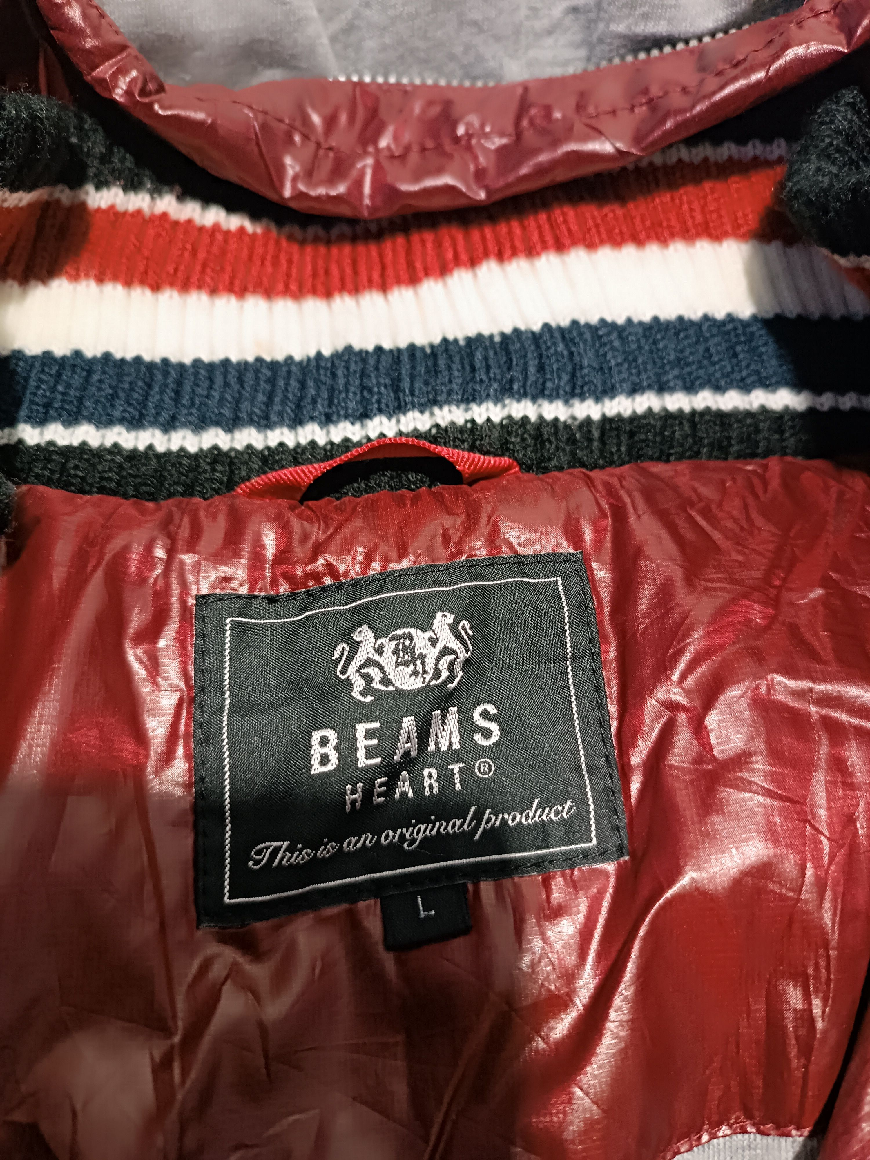 Beams Plus Beams Heart Puffer Hidden Hoodie Down Jacket Size US L / EU 52-54 / 3 - 8 Thumbnail