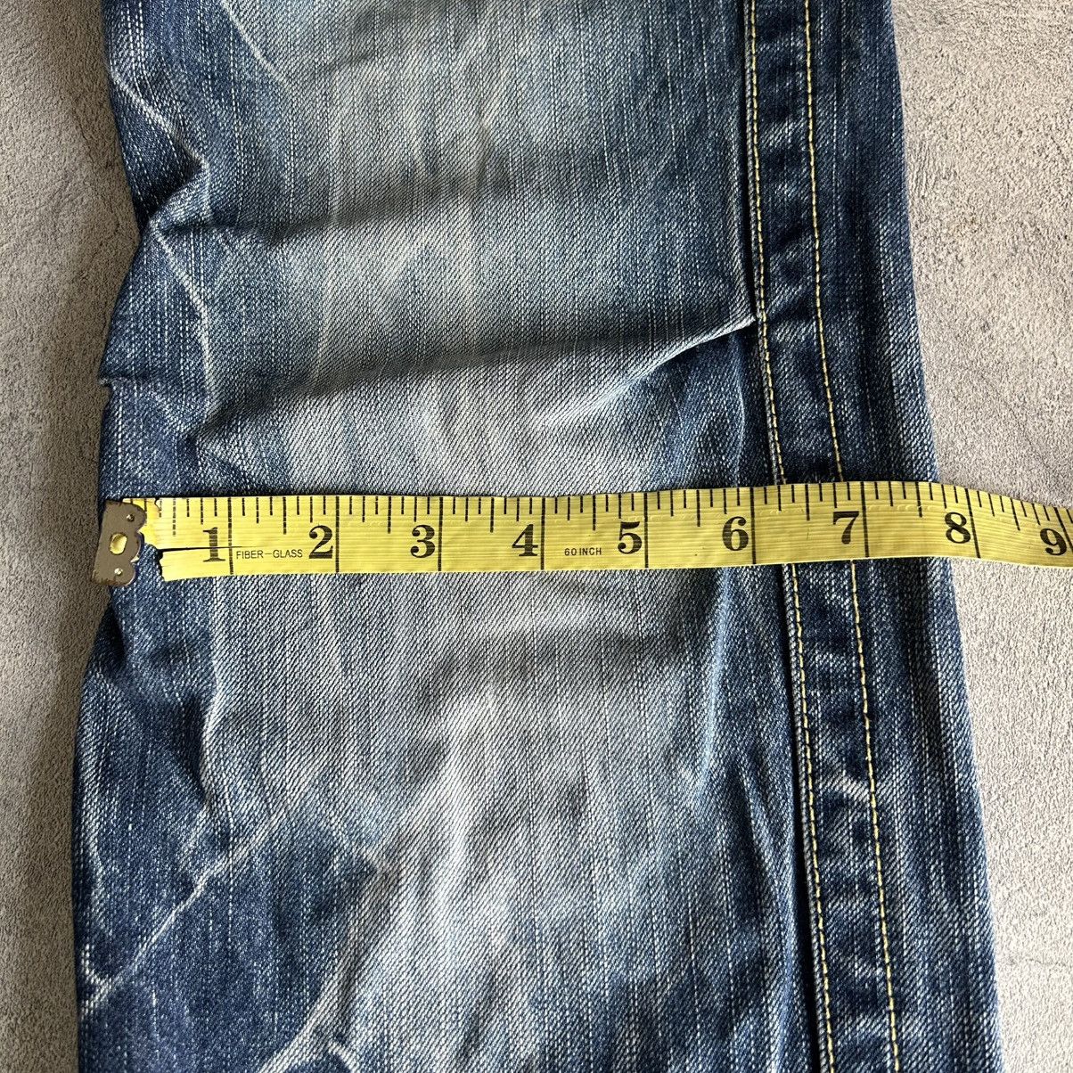 Tornado Mart Blue Way Flared Asidwash Jeans Size US 32 / EU 48 - 16 Thumbnail
