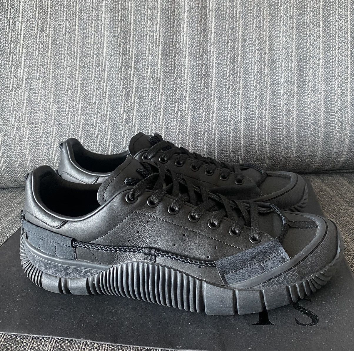Adidas × Craig Green × Designer Craig Green x adidas Scuba Stan 'Triple Black' Size US 12 / EU 45 - 2 Thumbnail