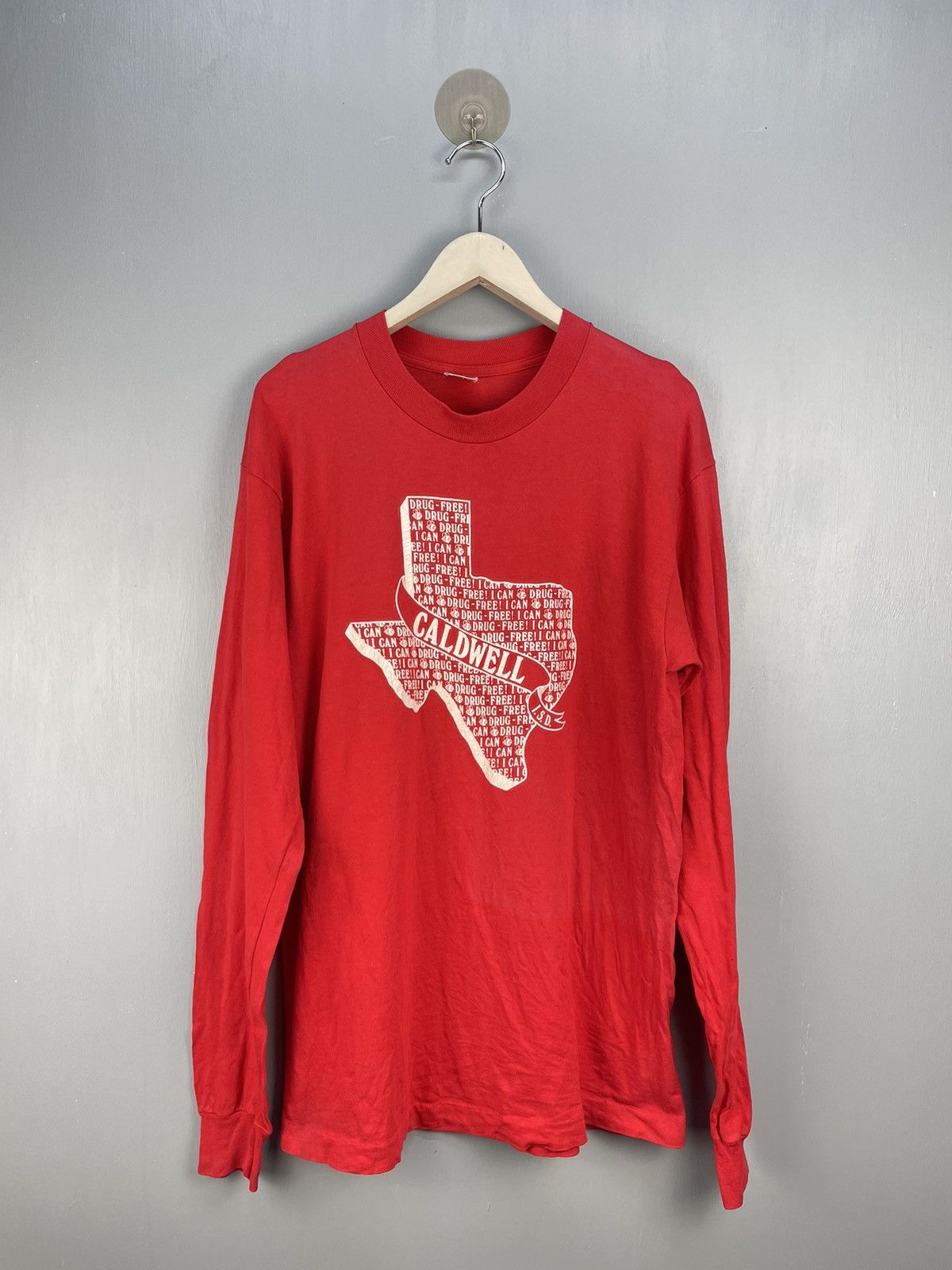 Vintage Vintage 90s Caldwell I.S.D long sleeve shirt Size US L / EU 52-54 / 3 - 1 Thumbnail