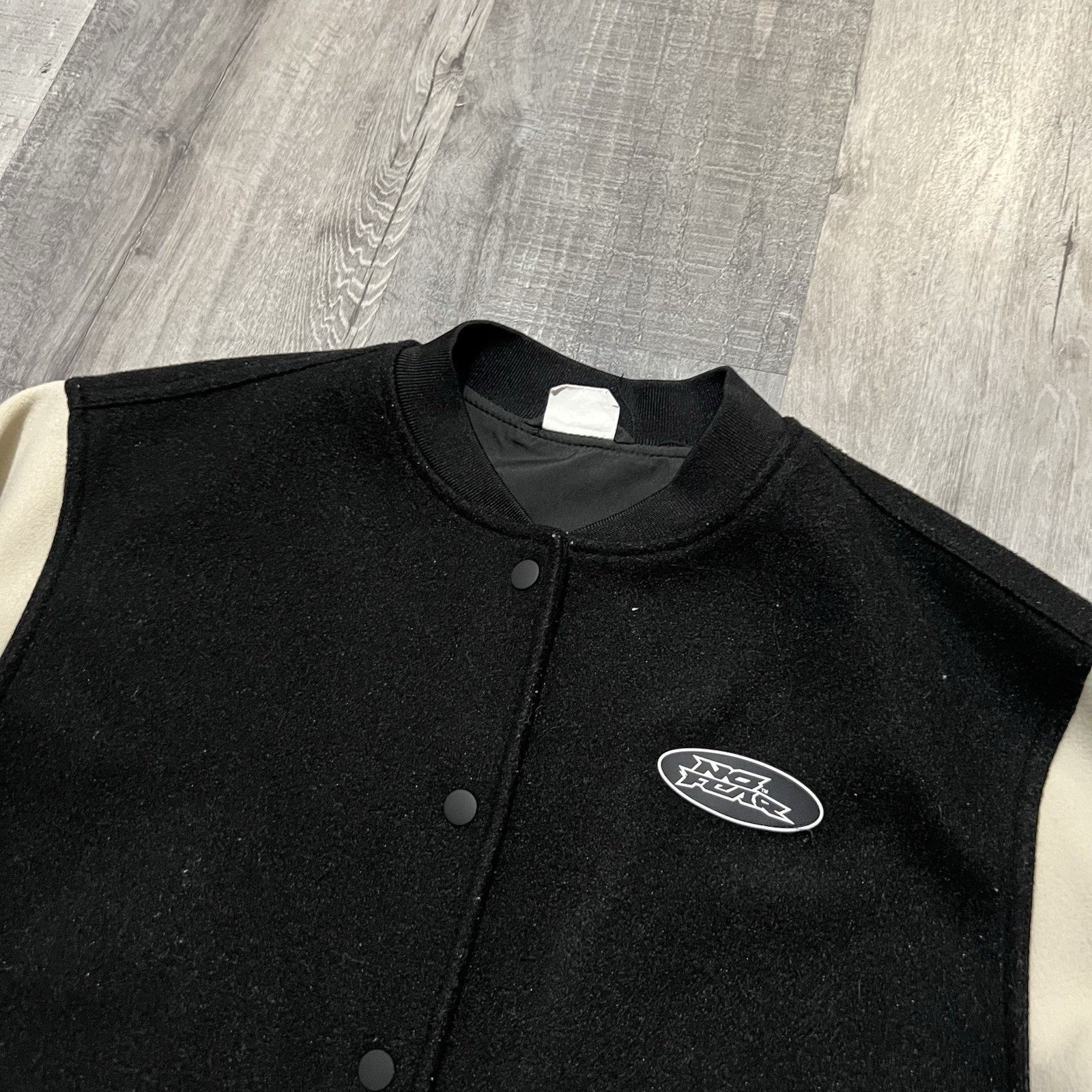 Other No Fear x HM Varsity Bomber Jacket Embroidered Streetwear MX Size US S / EU 44-46 / 1 - 3 Thumbnail